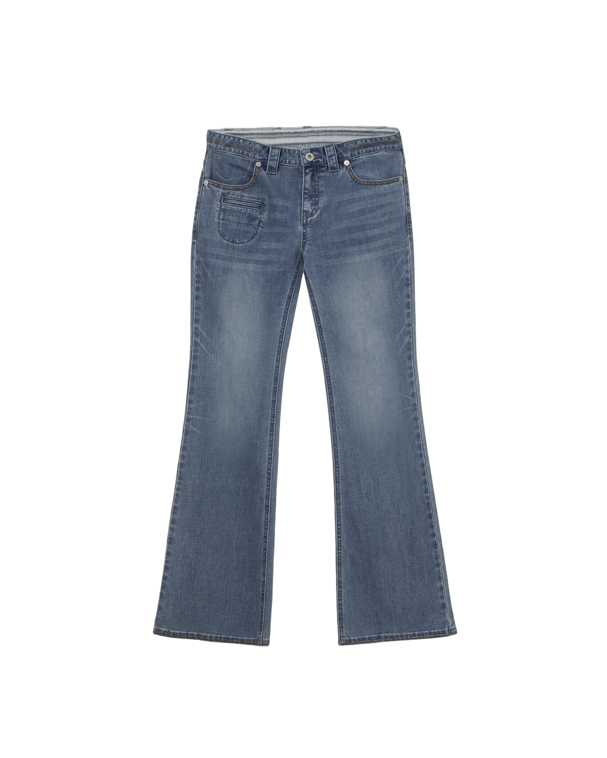 VINTAGE BOOTCUT DENIM PANTS [BLUE]