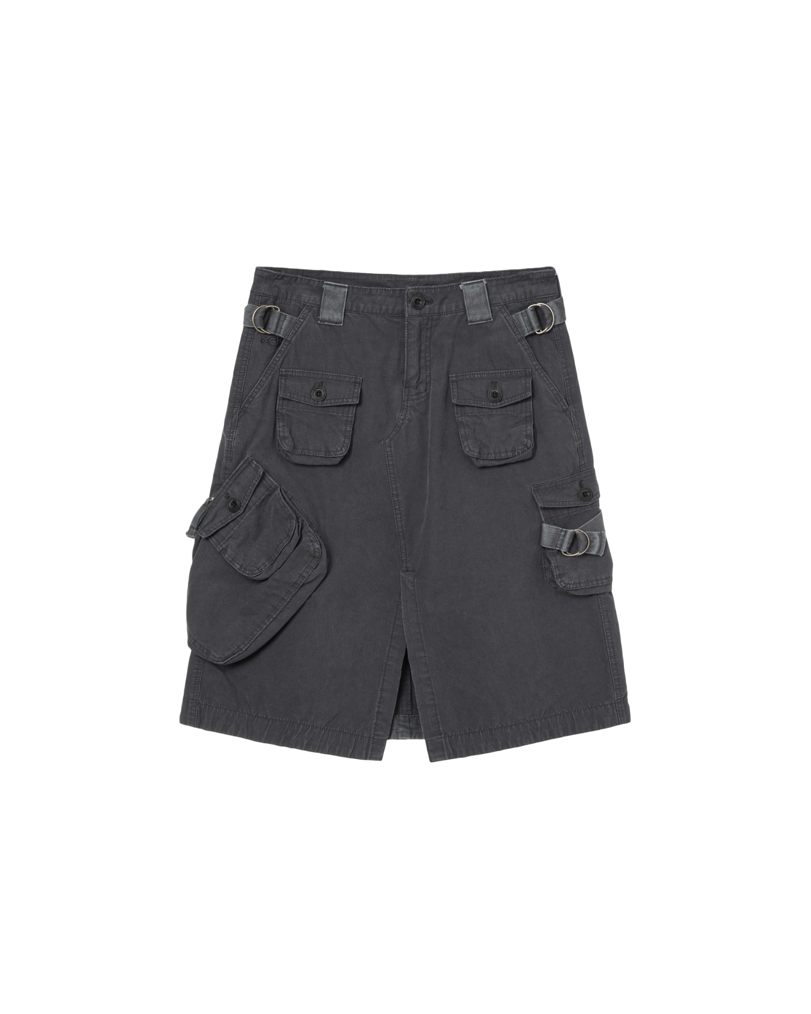 UTILITY WORK SKIRT [CHARCOAL]