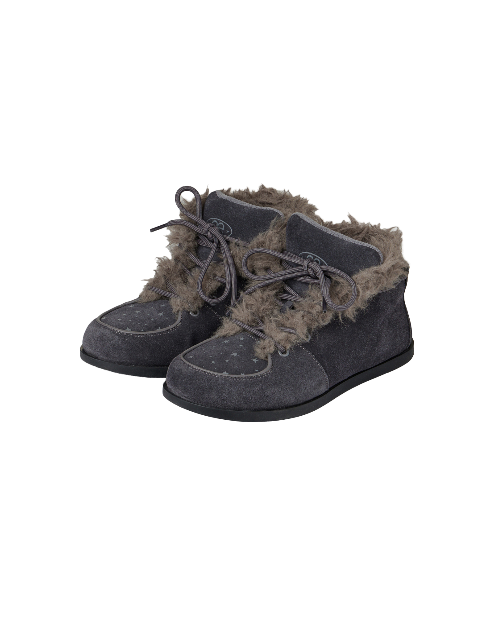AEAE FUZZY FAT SNEAKERS [CHARCOAL]