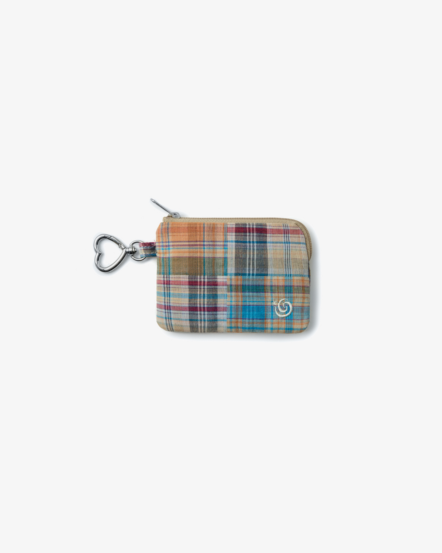 【11月上旬お届けアイテム】CHECK CARD POCKET [ORANGE]