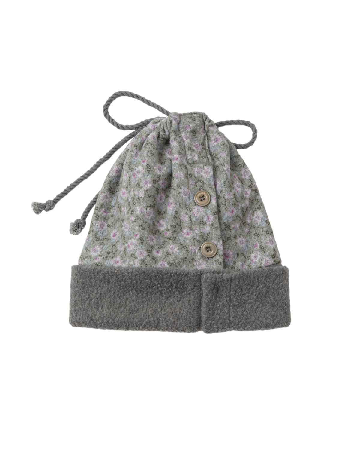 FLEECE NECK WARMER BEANIE [KHAKI]