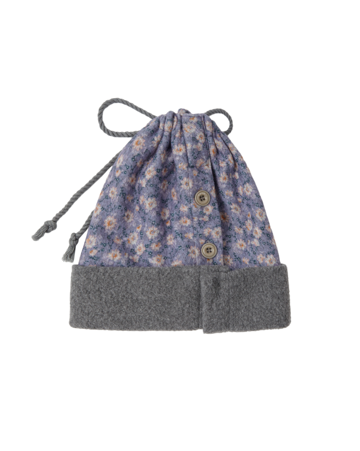 FLEECE NECK WARMER BEANIE [PURPLE]