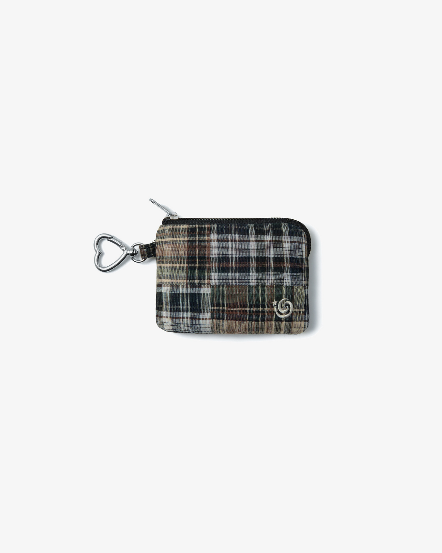 【11月上旬お届けアイテム】CHECK CARD POCKET [BROWN]