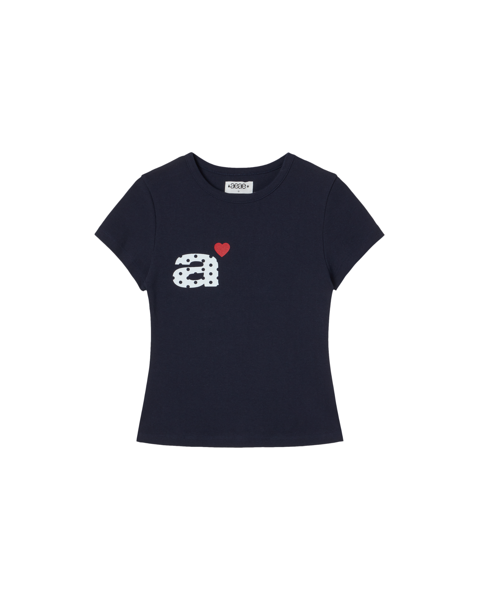 DOT SMALL LETTER TEE [NAVY]