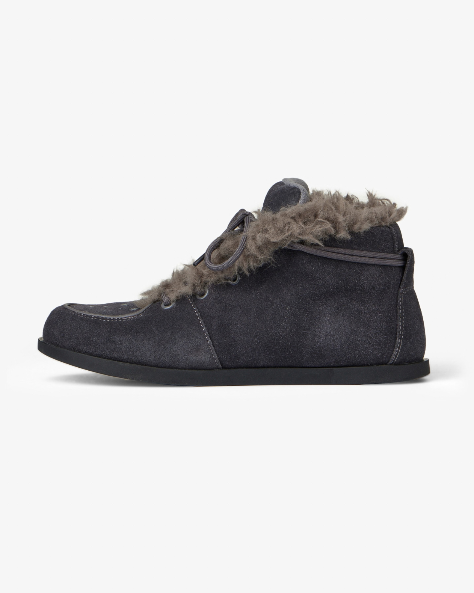 AEAE FUZZY FAT SNEAKERS [CHARCOAL]