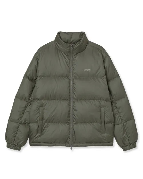 WEB LOGO DOWN JACKET [WARM GREY]