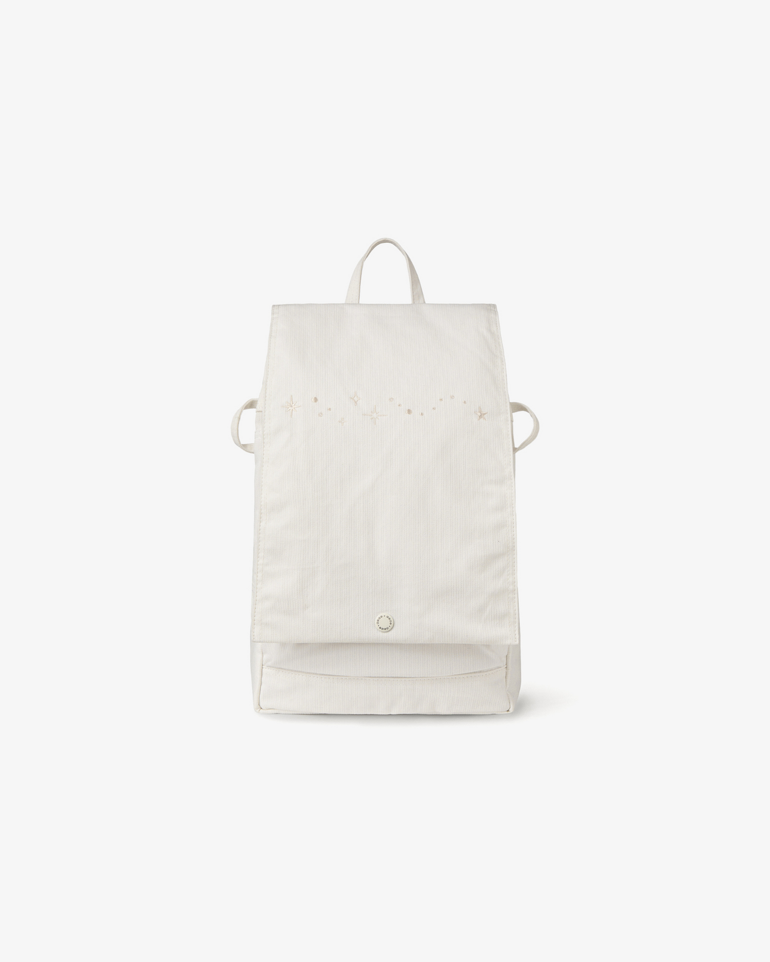 FLAP COVER BACKPACK [WHITE]