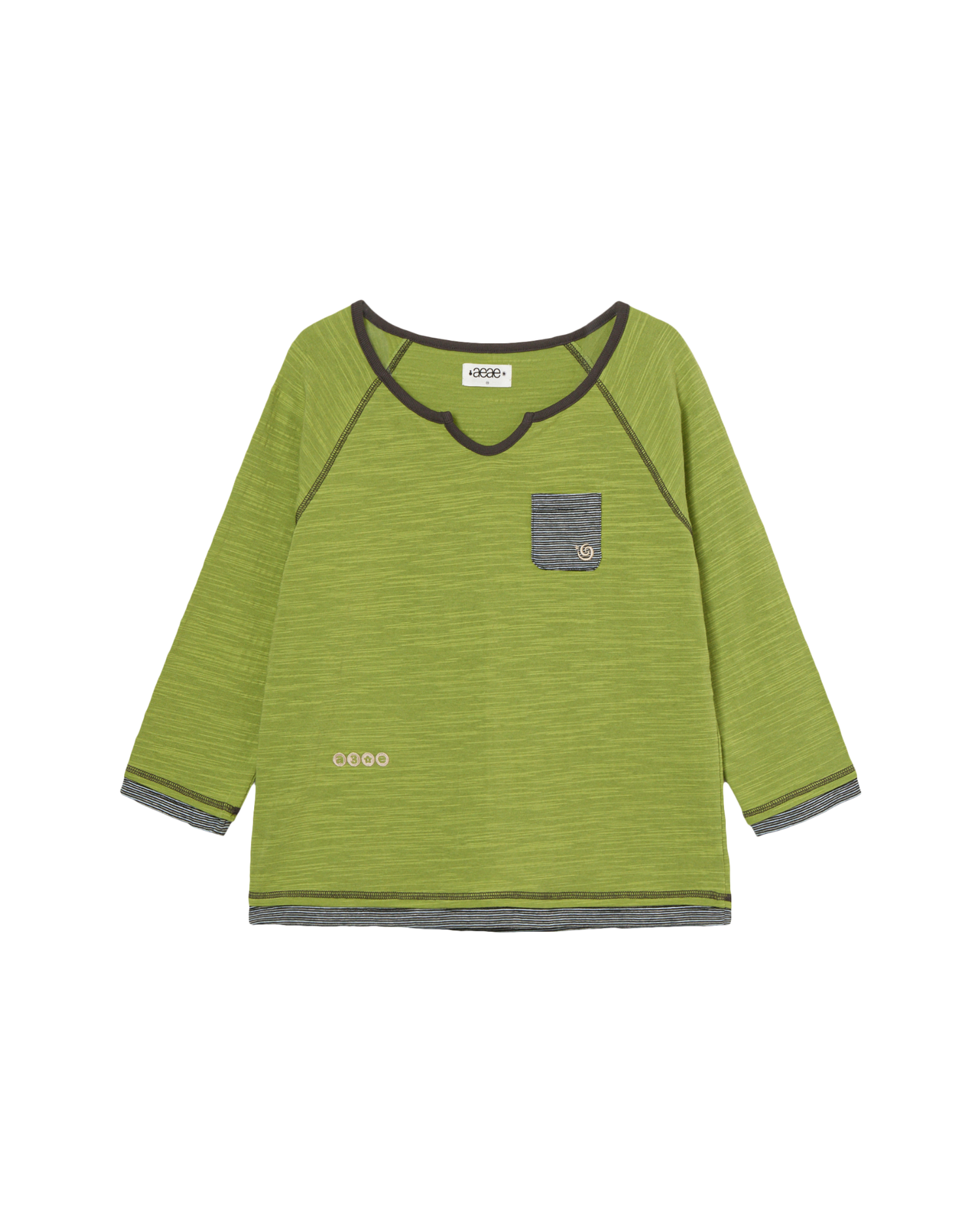LAYERED SLEEVE TEE [GREEN]