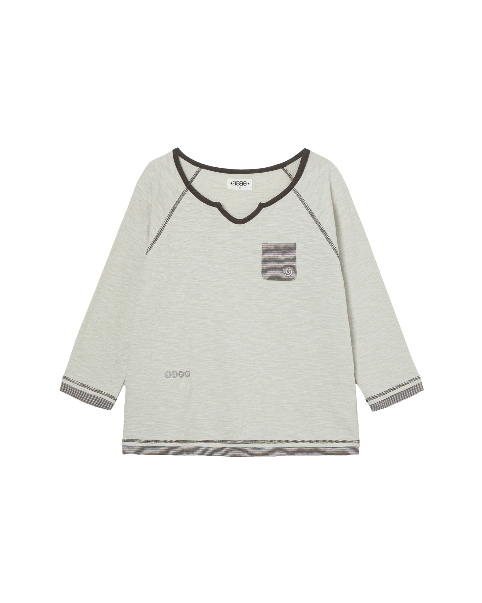 LAYERED SLEEVE TEE [IVORY]