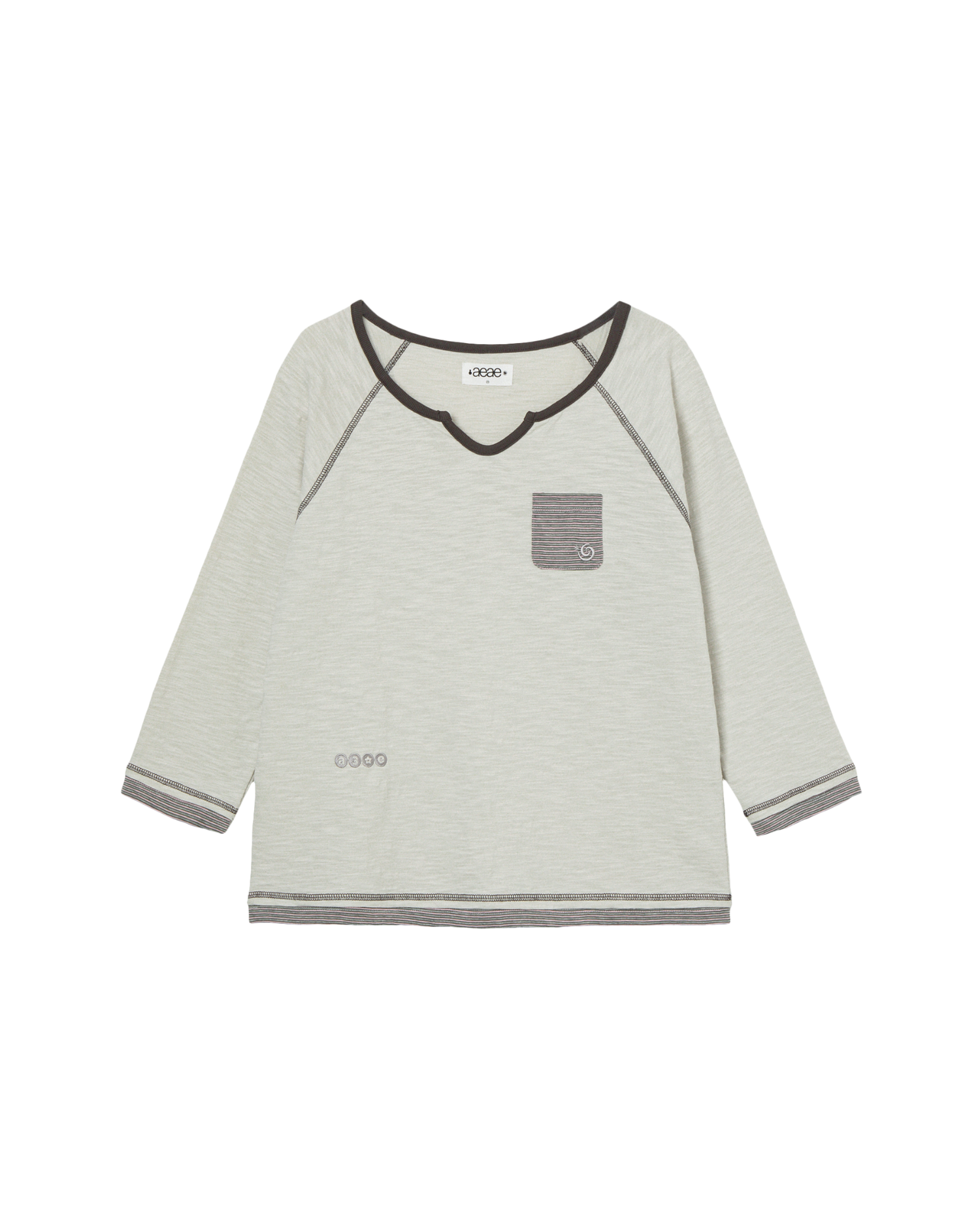 LAYERED SLEEVE TEE [IVORY]