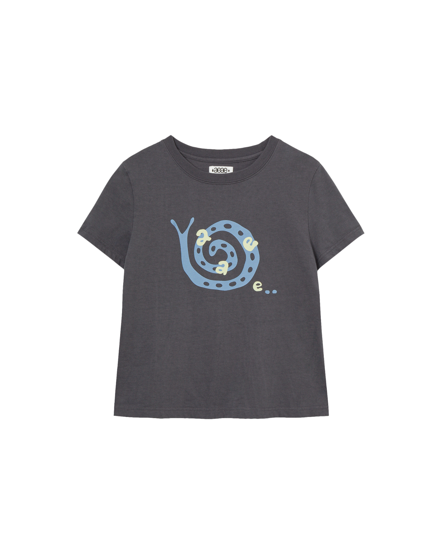 SNAIL T-SHIRTS [CHARCOAL]