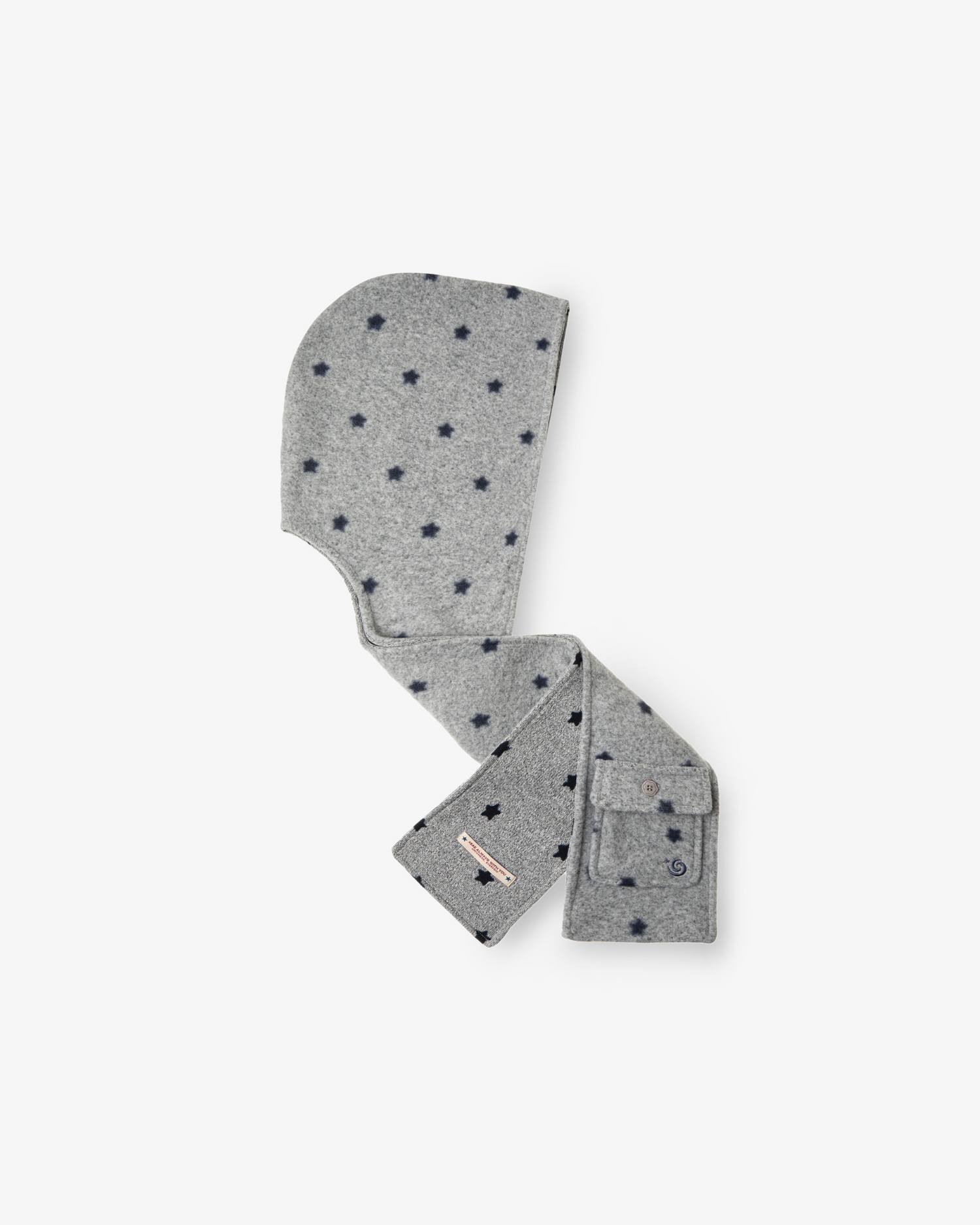 POCKET HOOD MUFFLER [STAR GREY]