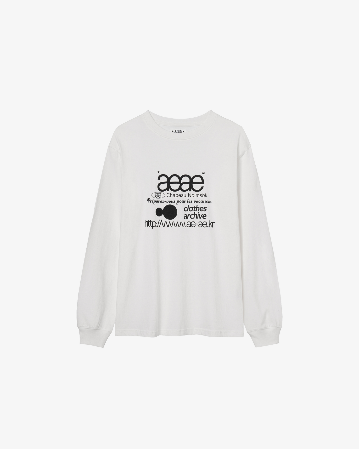 WEB LOGO L/S [WHITE]