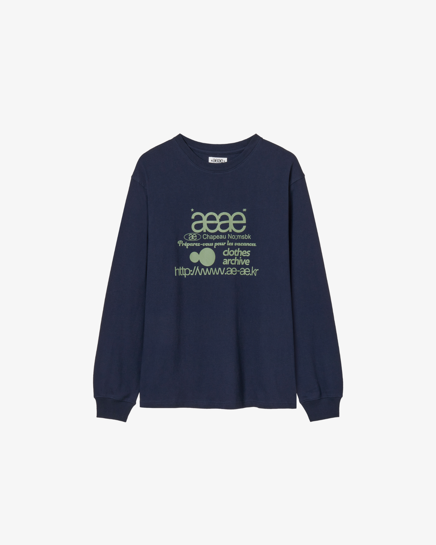 WEB LOGO L/S [NAVY]