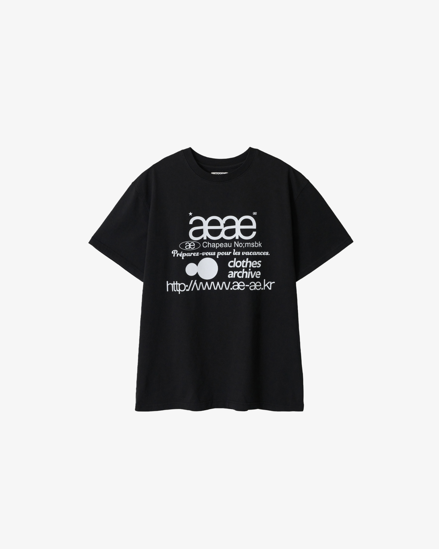 WEB LOGO T-SHIRTS [BLACK]