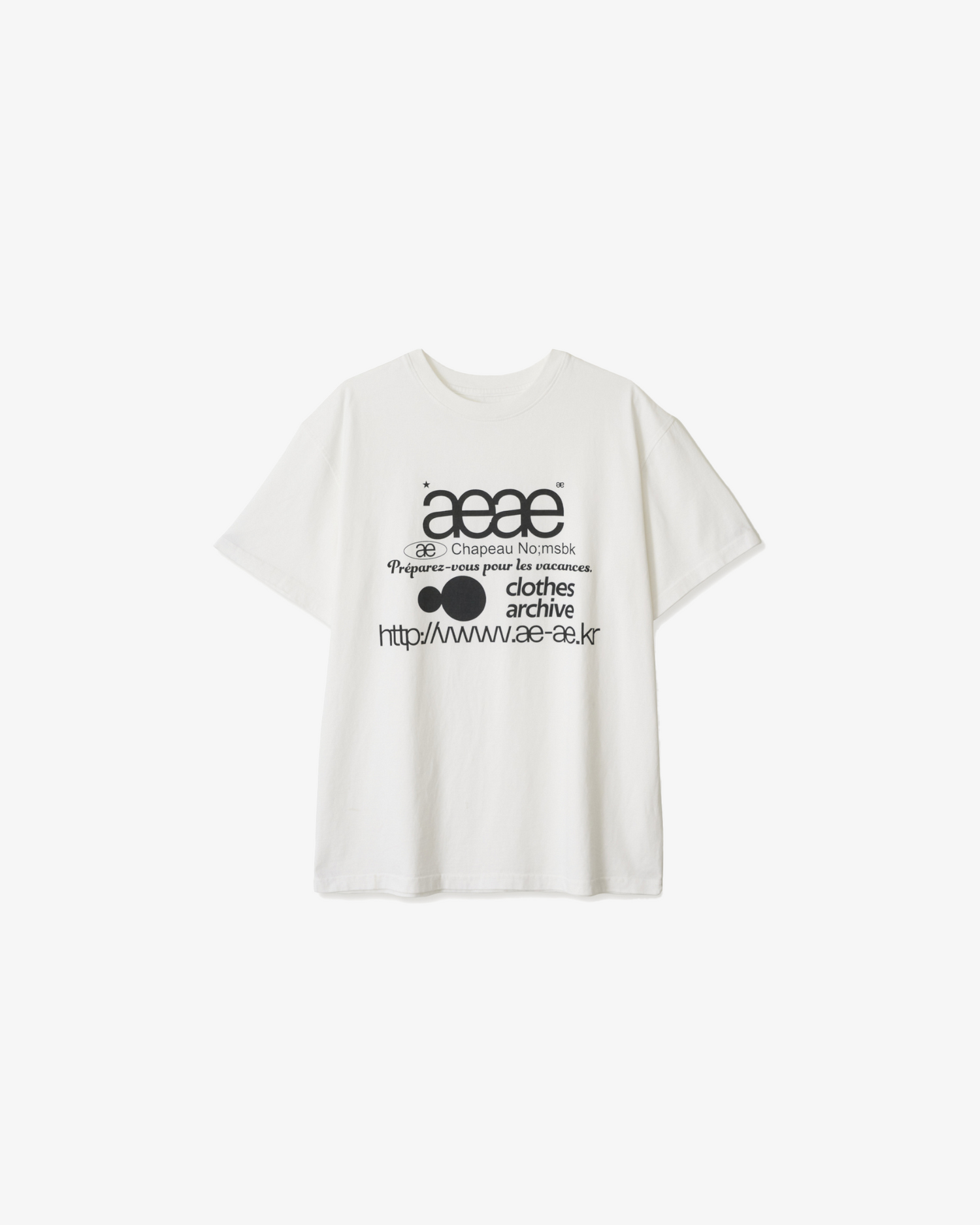 WEB LOGO T-SHIRTS [WHITE]
