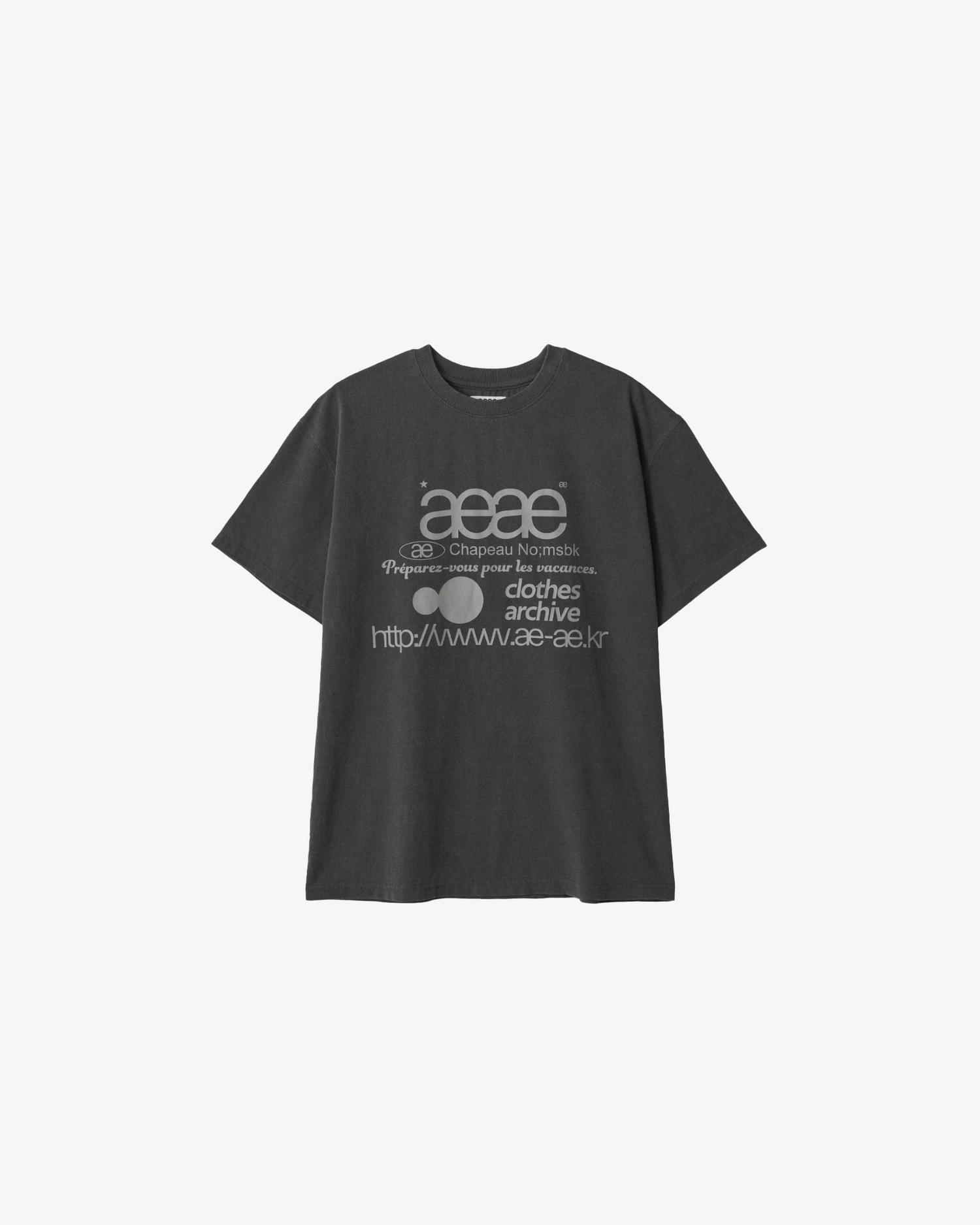WEB LOGO T-SHIRTS [PIGMENT BLACK]