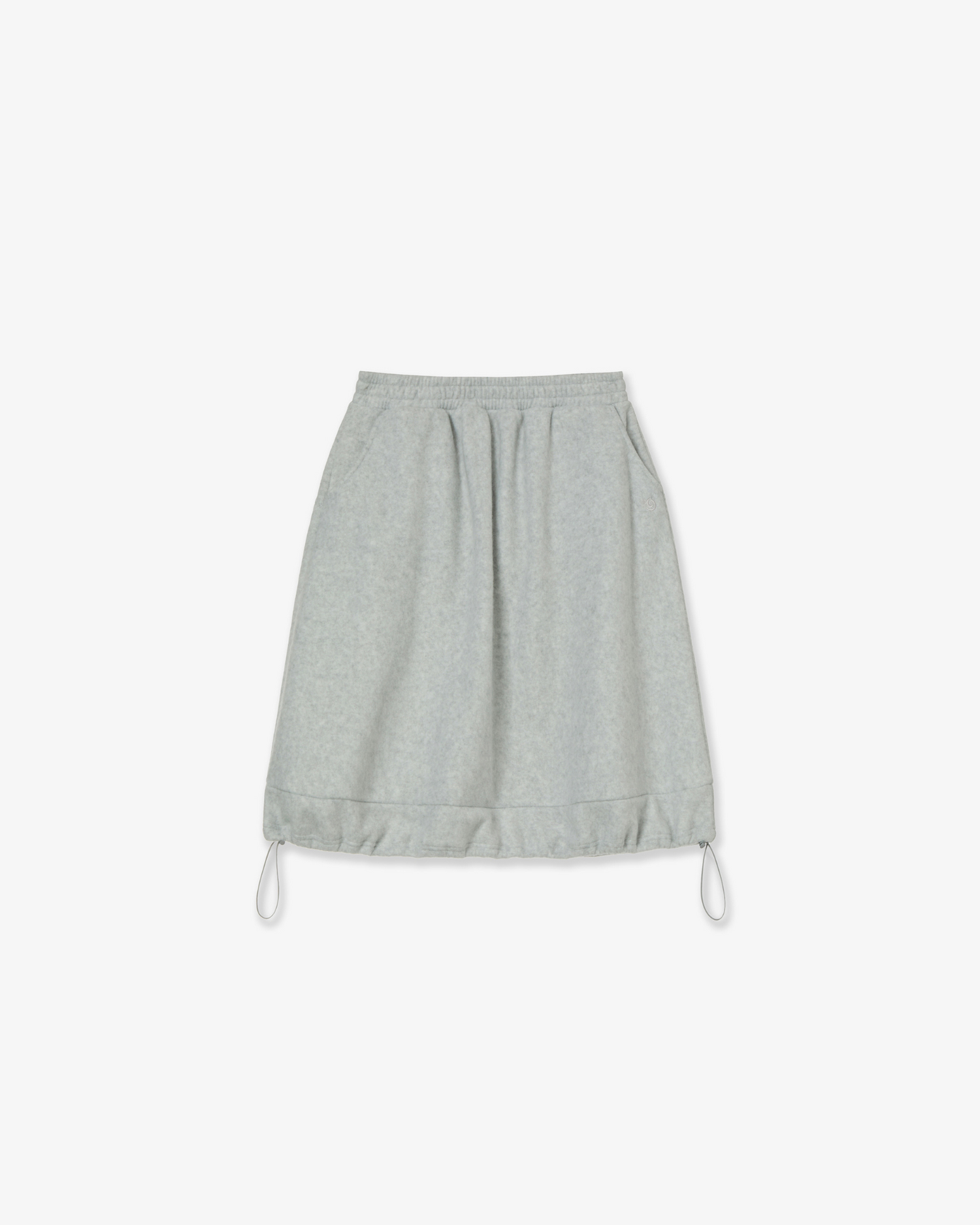 BALLOON FLEECE SKIRT [LIGHT GREY]