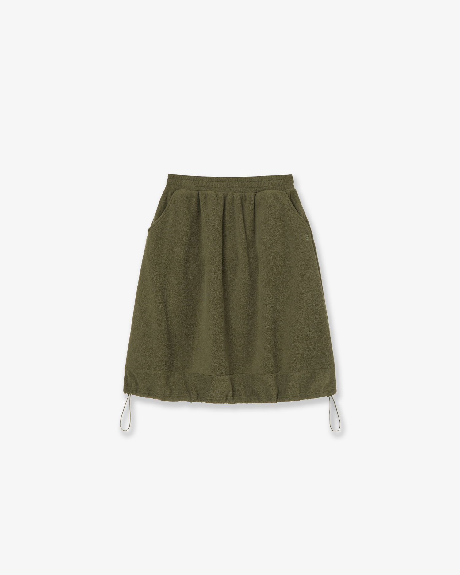 BALLOON FLEECE SKIRT [OLIVE]