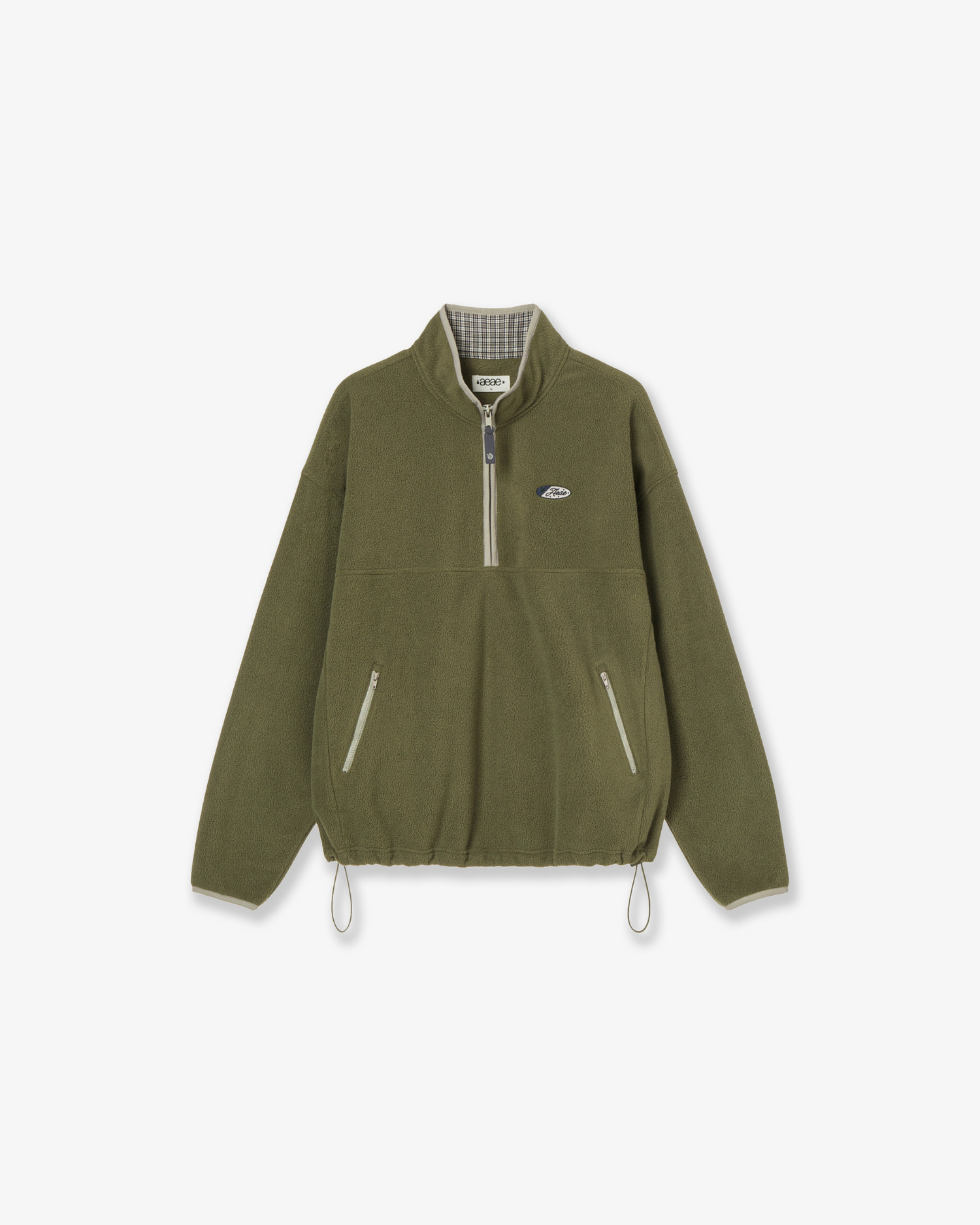 SYMBOL FLEECE ANORAK [OLIVE]