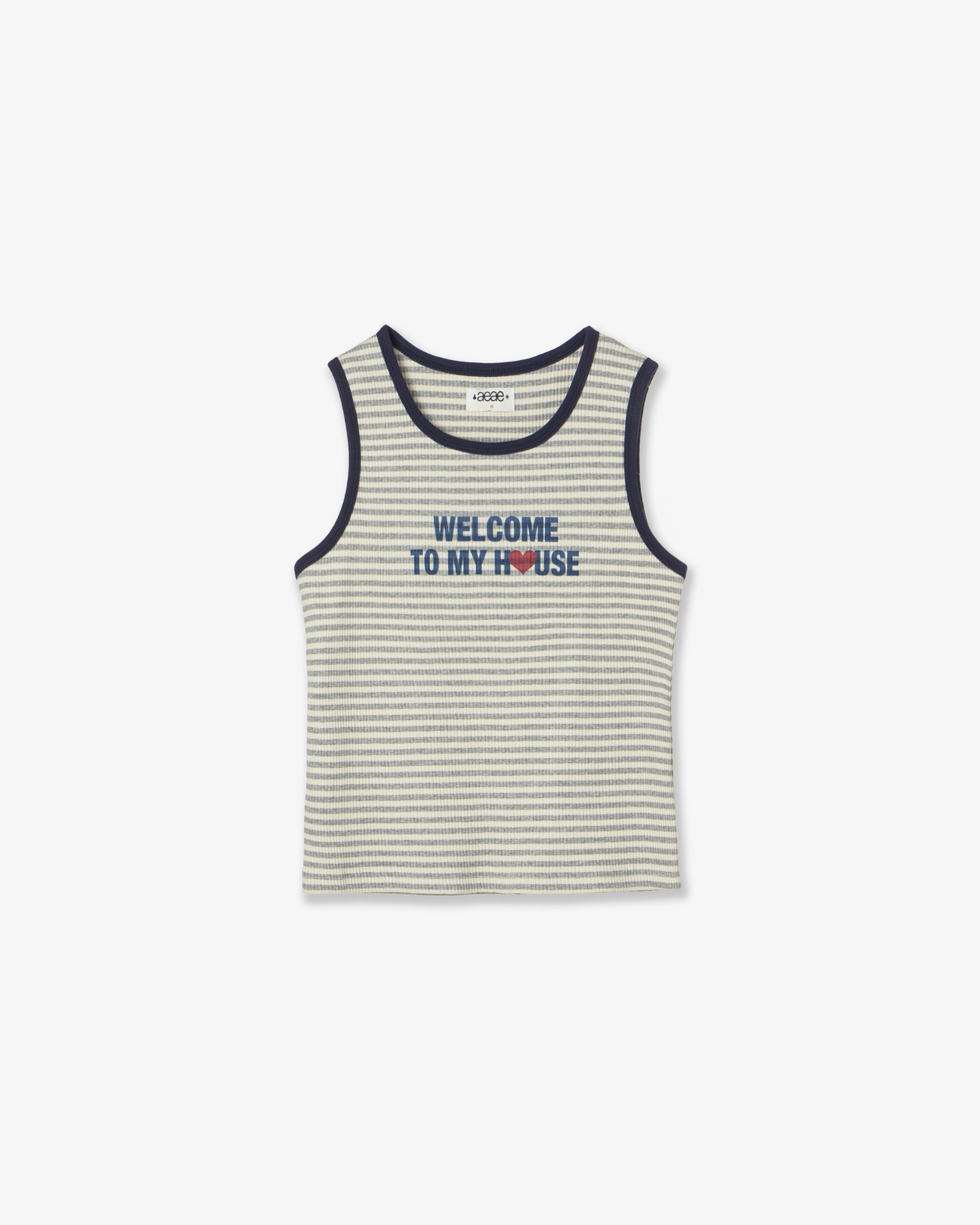 WELCOME TO MY HOUSE SLEEVELESS [MELANGE GREY]