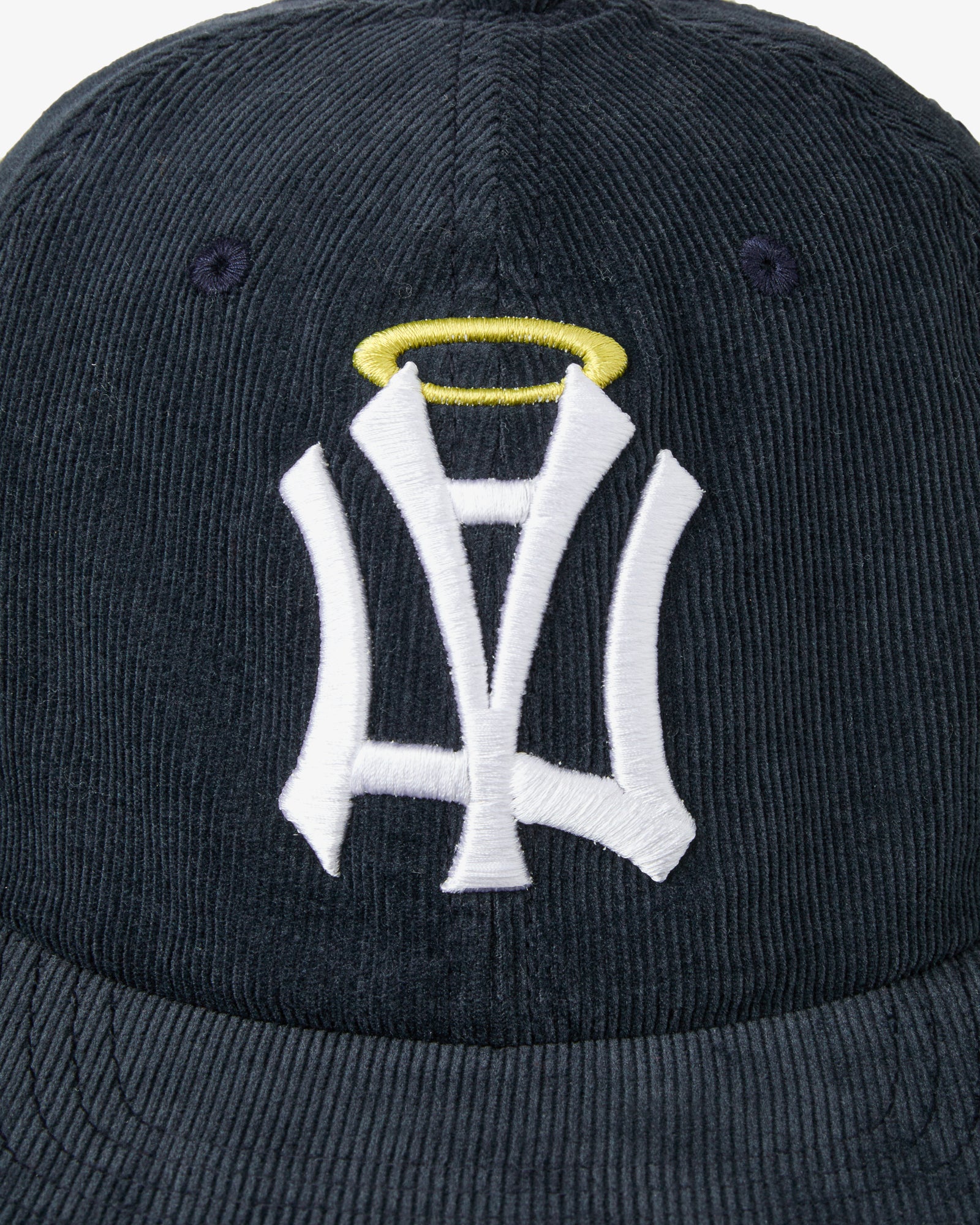 AE SYMBOL CORDUROY ANGEL WING CAP [NAVY]