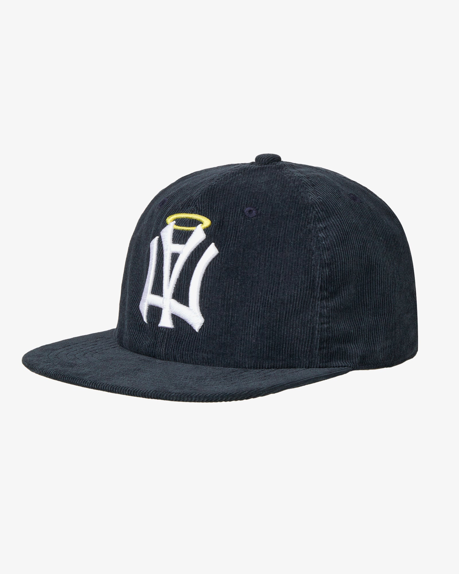 AE SYMBOL CORDUROY ANGEL WING CAP [NAVY]
