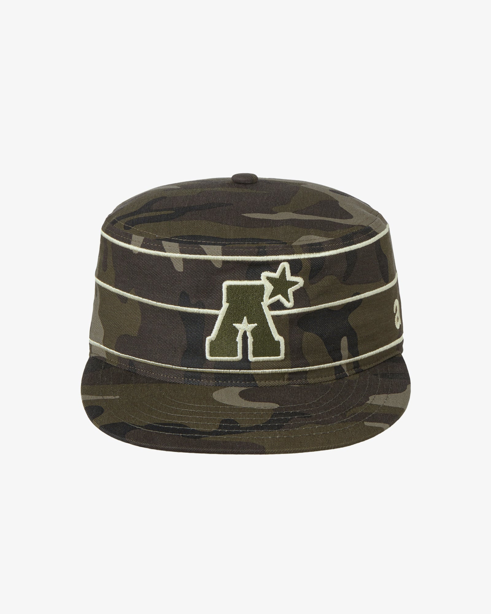 A LOGO PILLBOX CAP [CAMO]
