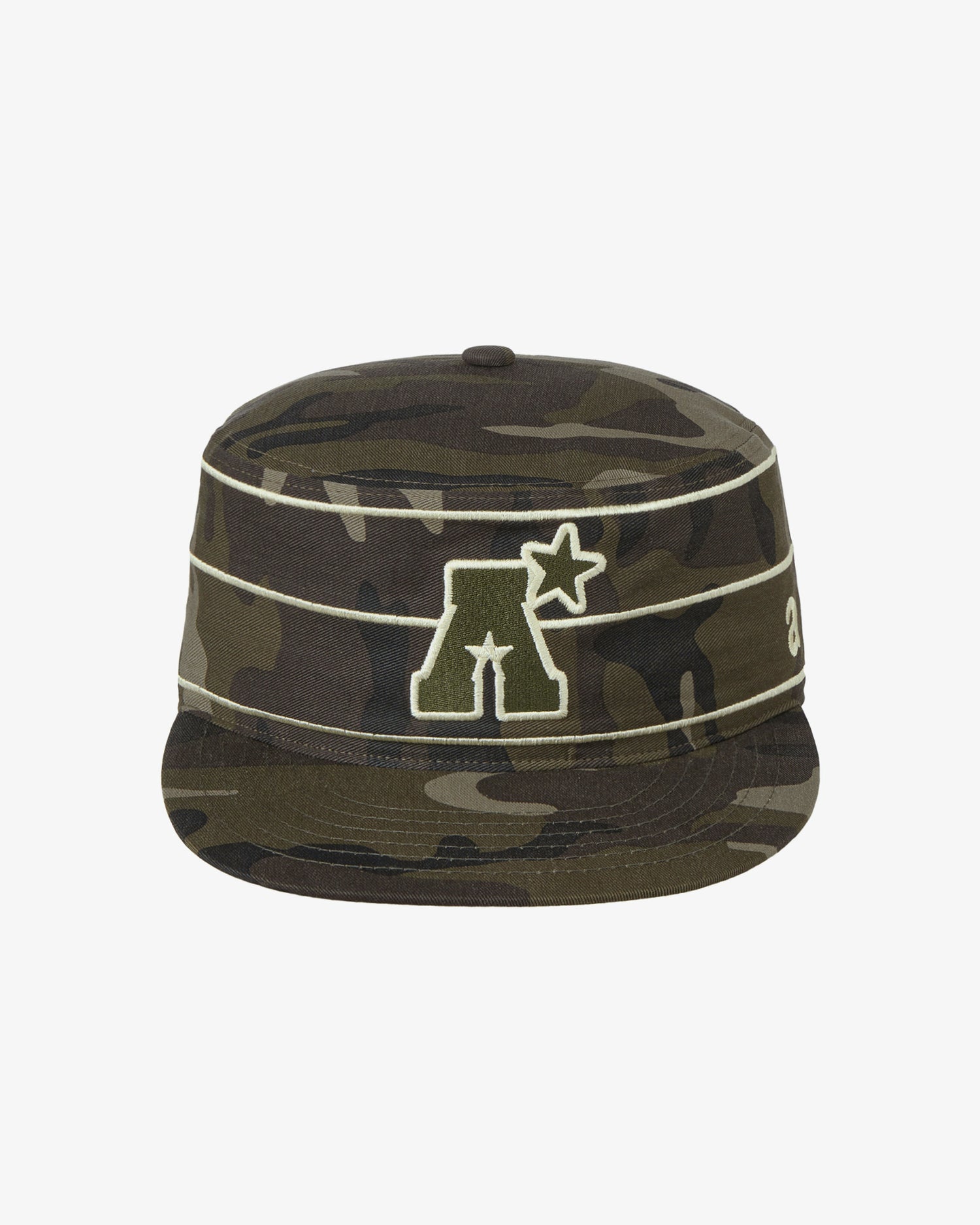 A LOGO PILLBOX CAP [CAMO]
