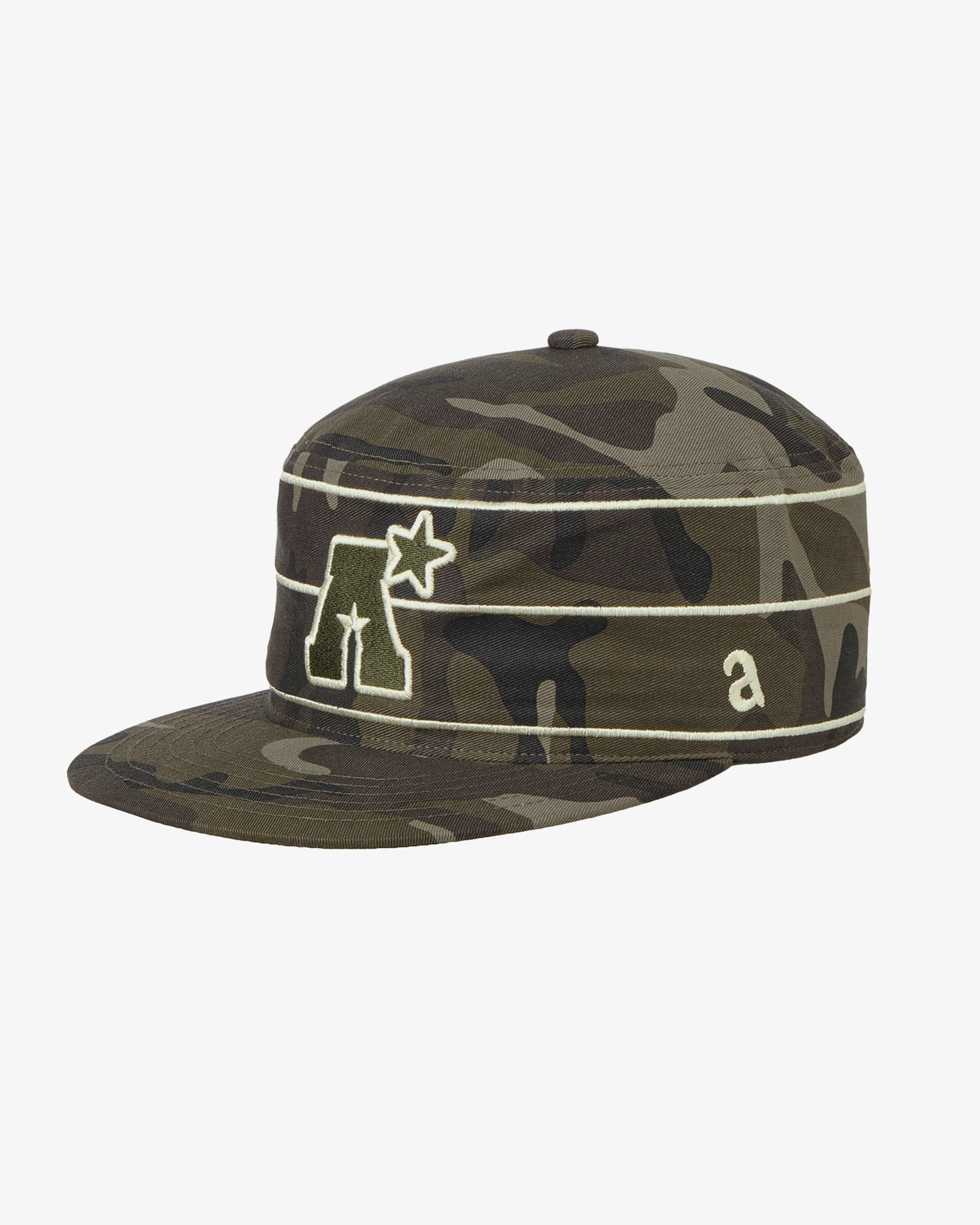 A LOGO PILLBOX CAP [CAMO]