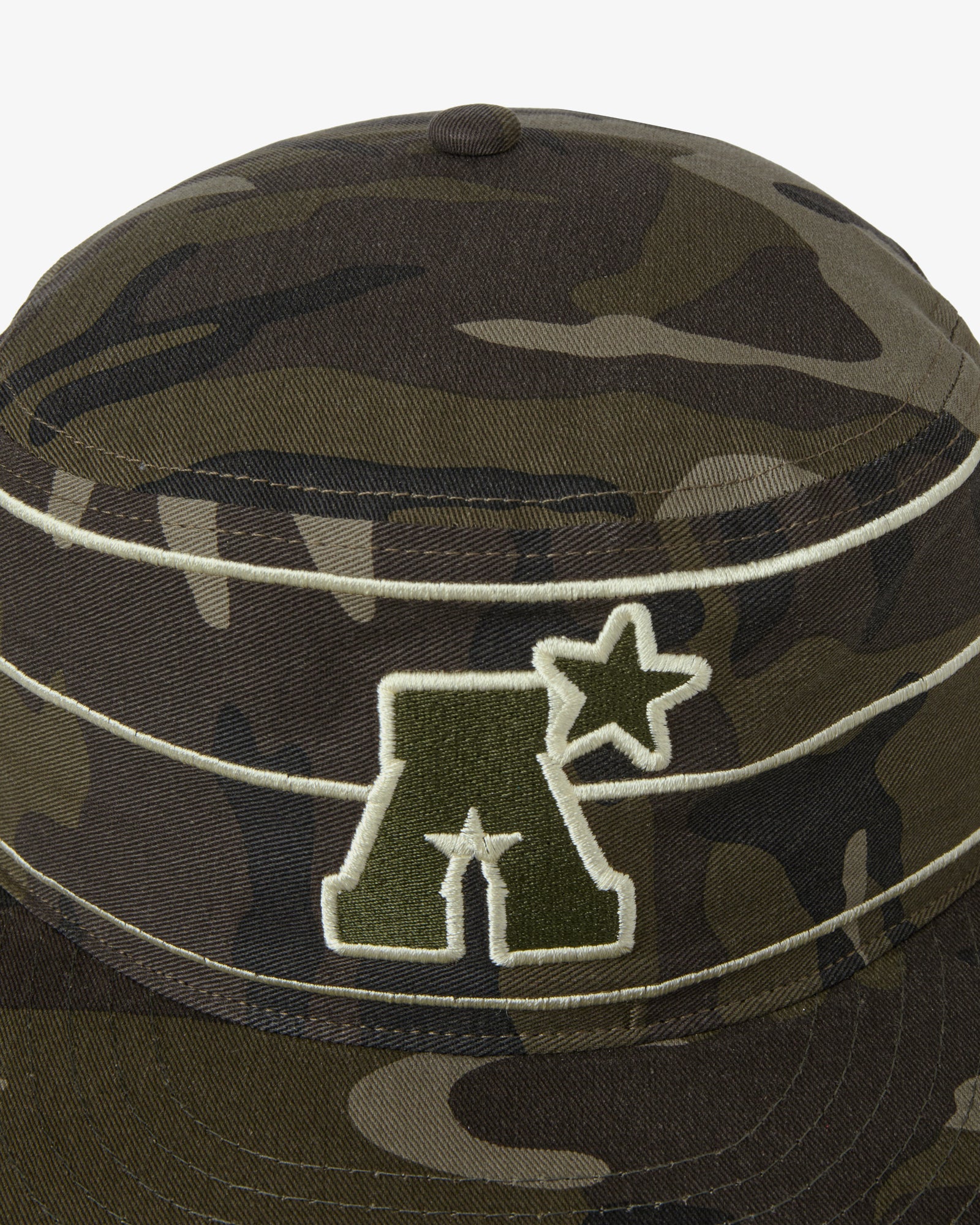 A LOGO PILLBOX CAP [CAMO]