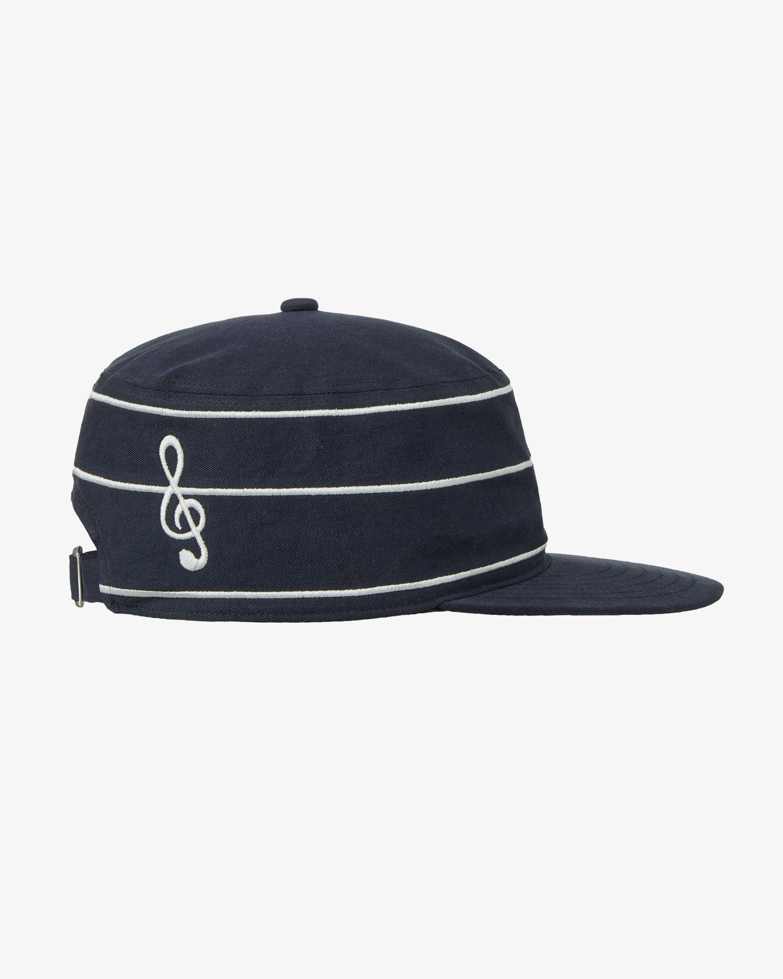A LOGO PILLBOX CAP [NAVY]