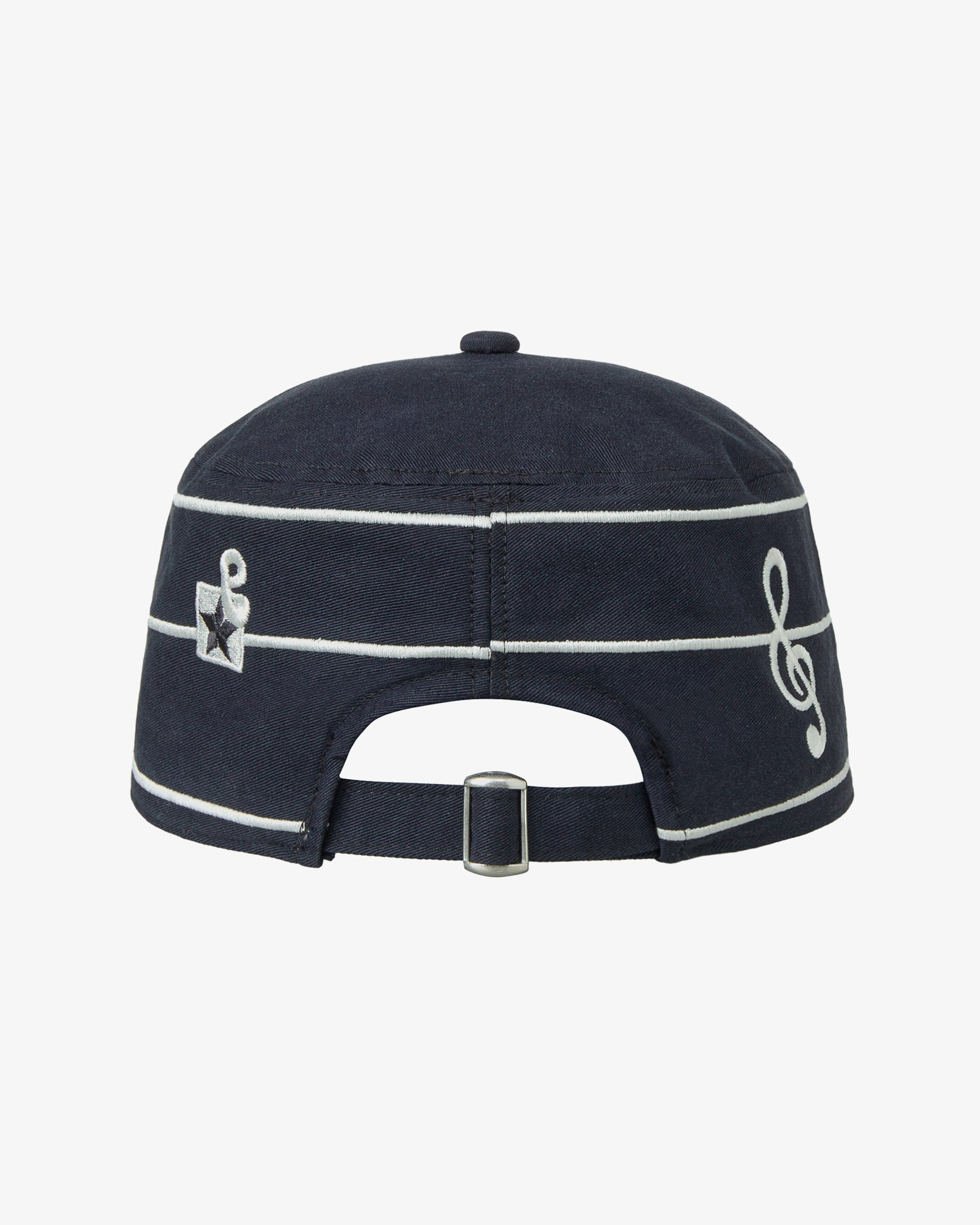 A LOGO PILLBOX CAP [NAVY]