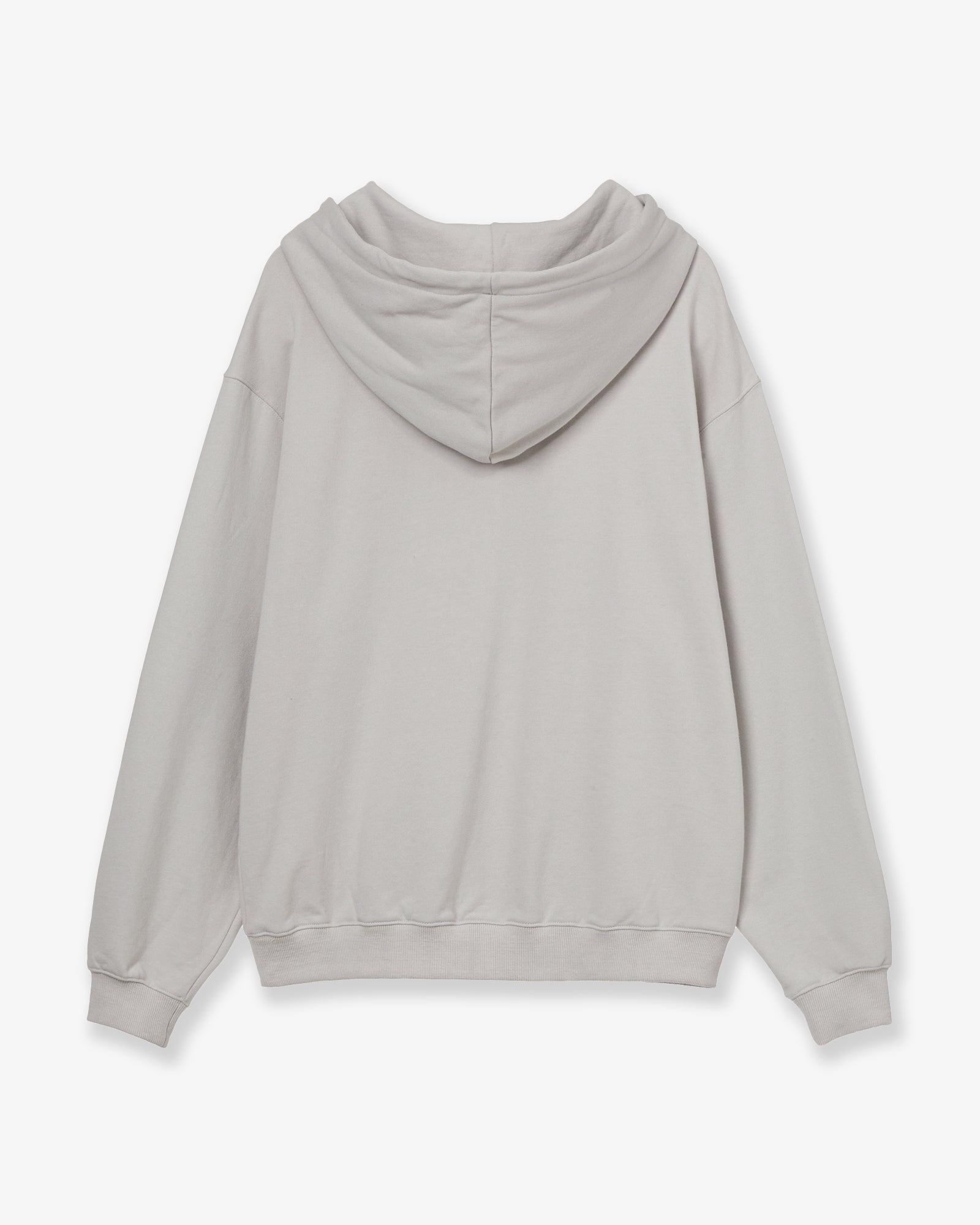 APPLIQUE FLOWER LOGO HOODIE [ASH]