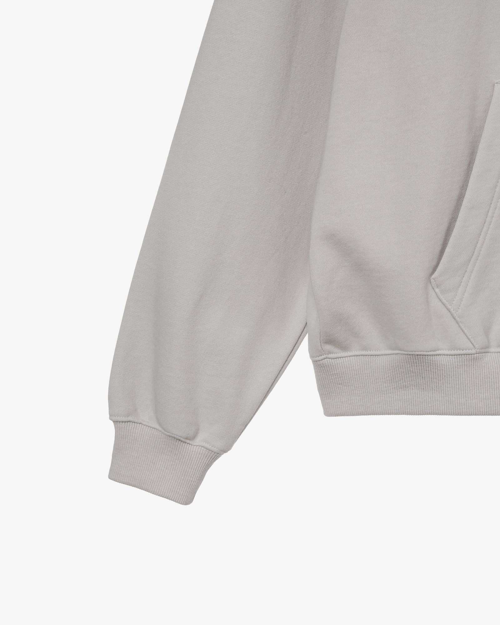 APPLIQUE FLOWER LOGO HOODIE [ASH]