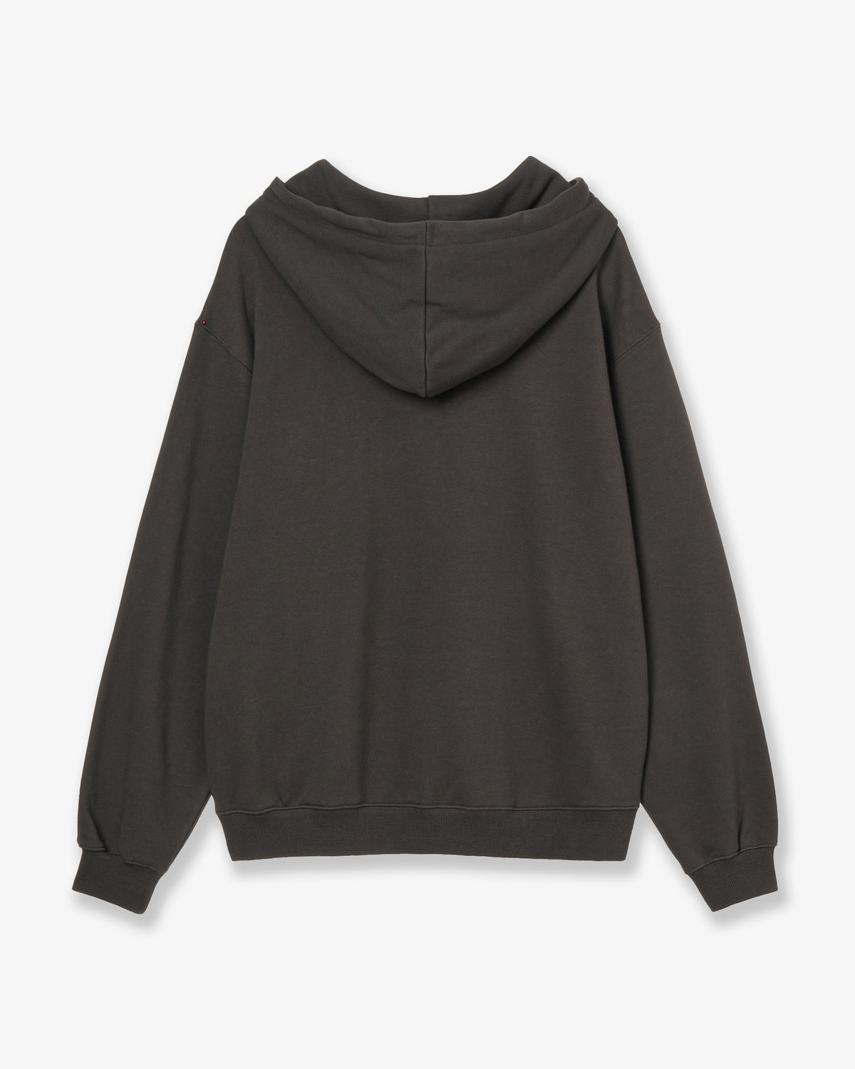 APPLIQUE FLOWER LOGO HOODIE [DARK BROWN]