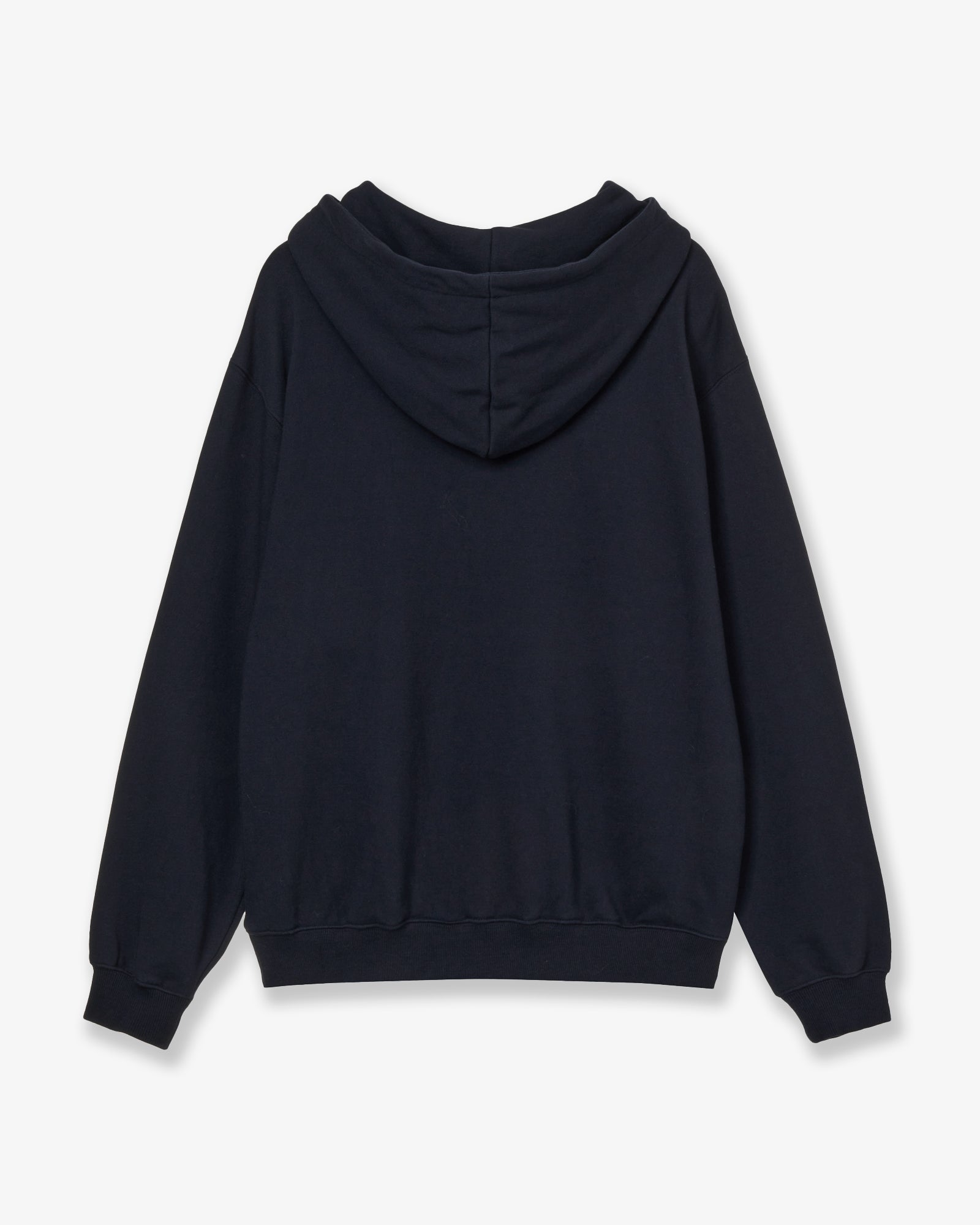 APPLIQUE FLOWER LOGO HOODIE [NAVY]