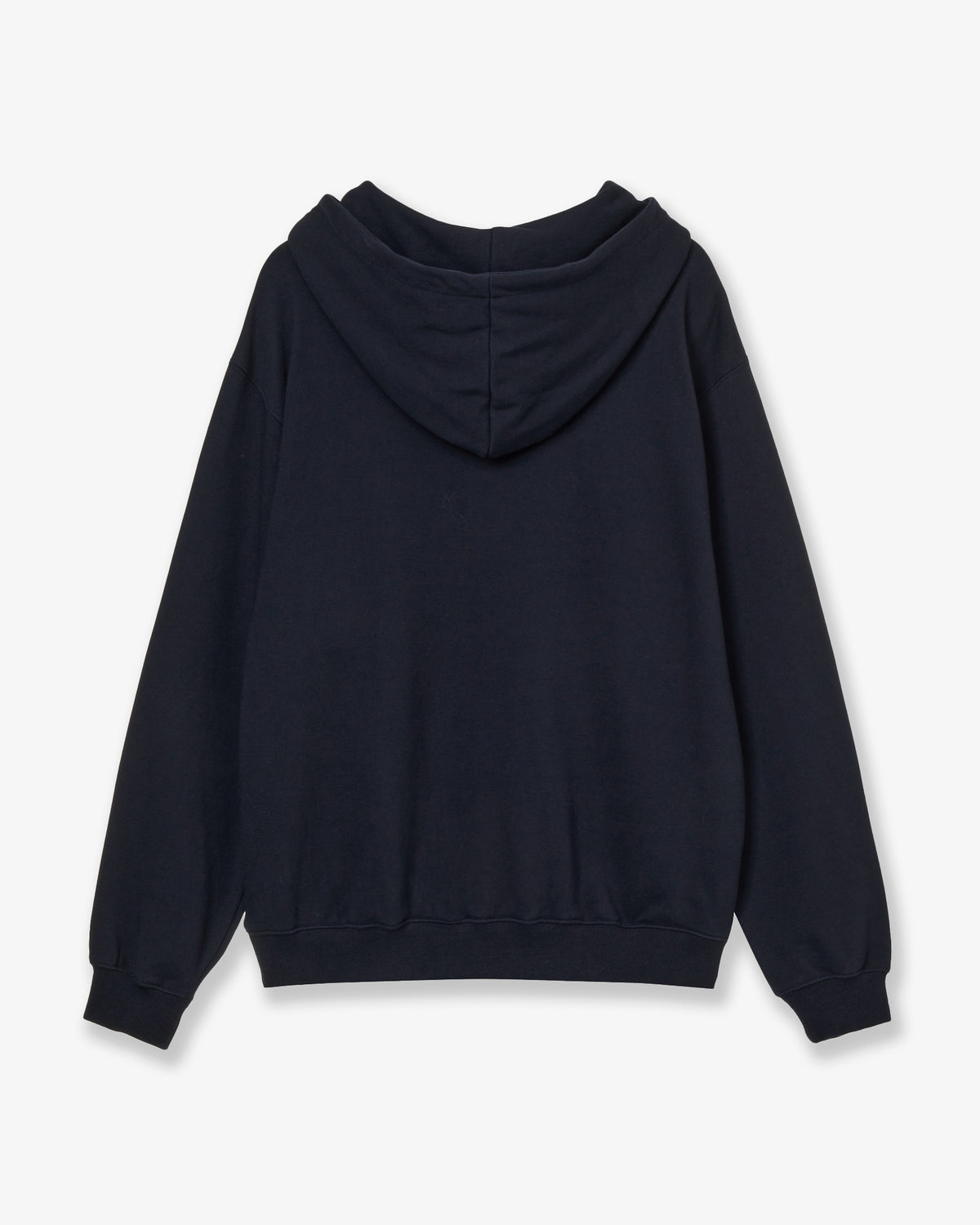 APPLIQUE FLOWER LOGO HOODIE [NAVY]