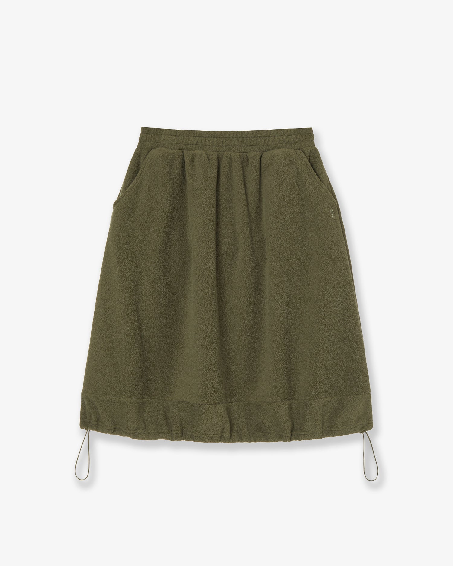 BALLOON FLEECE SKIRT [OLIVE]