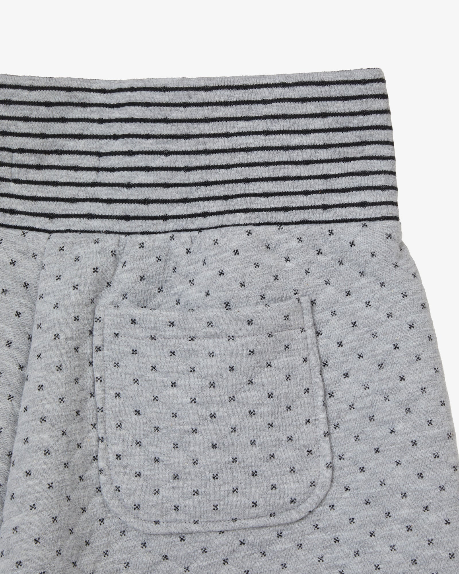 BIG BUTTON MINI SHORTS [GREY]