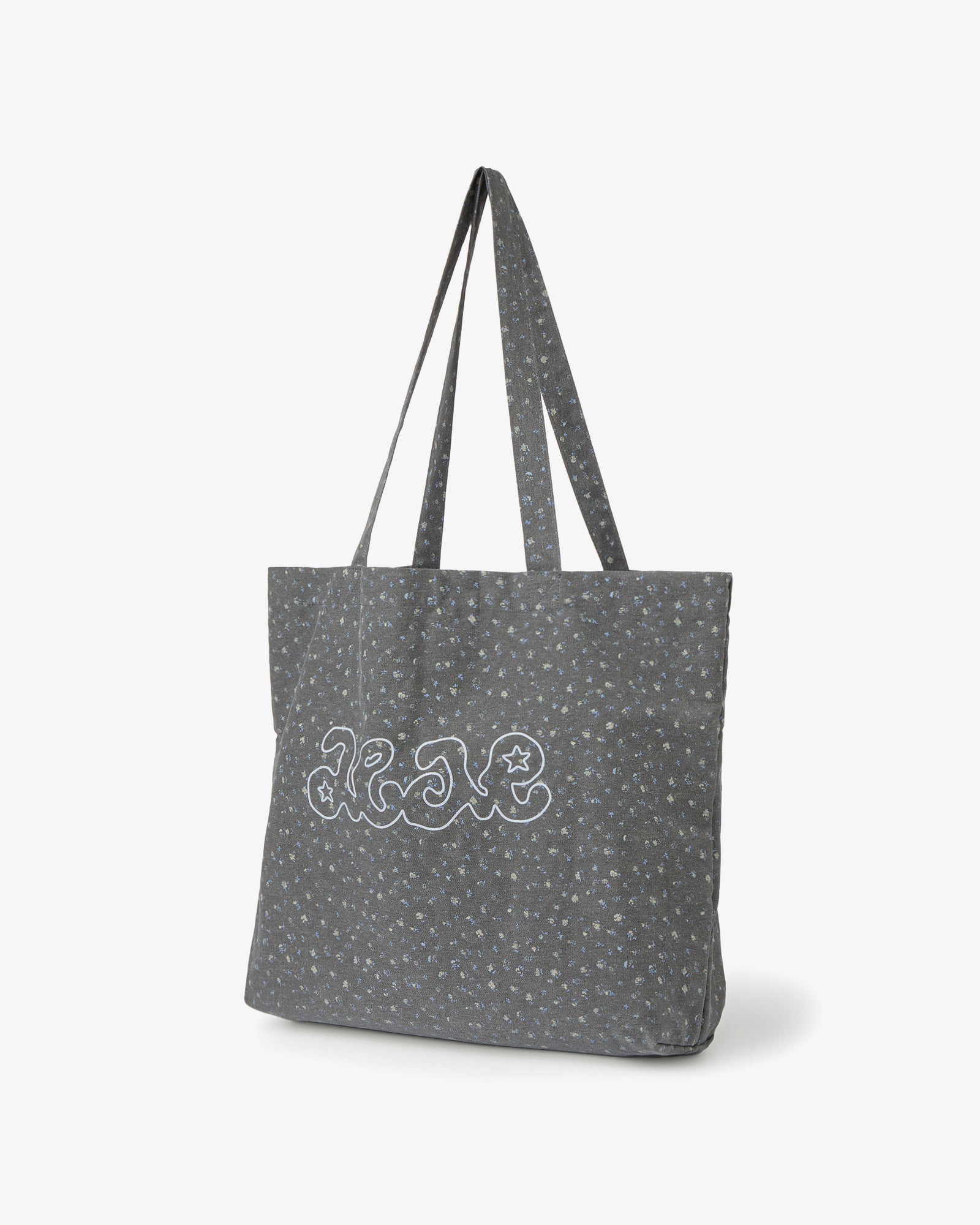 BREEZE TOTE BAG [FLOWER CHARCOAL]