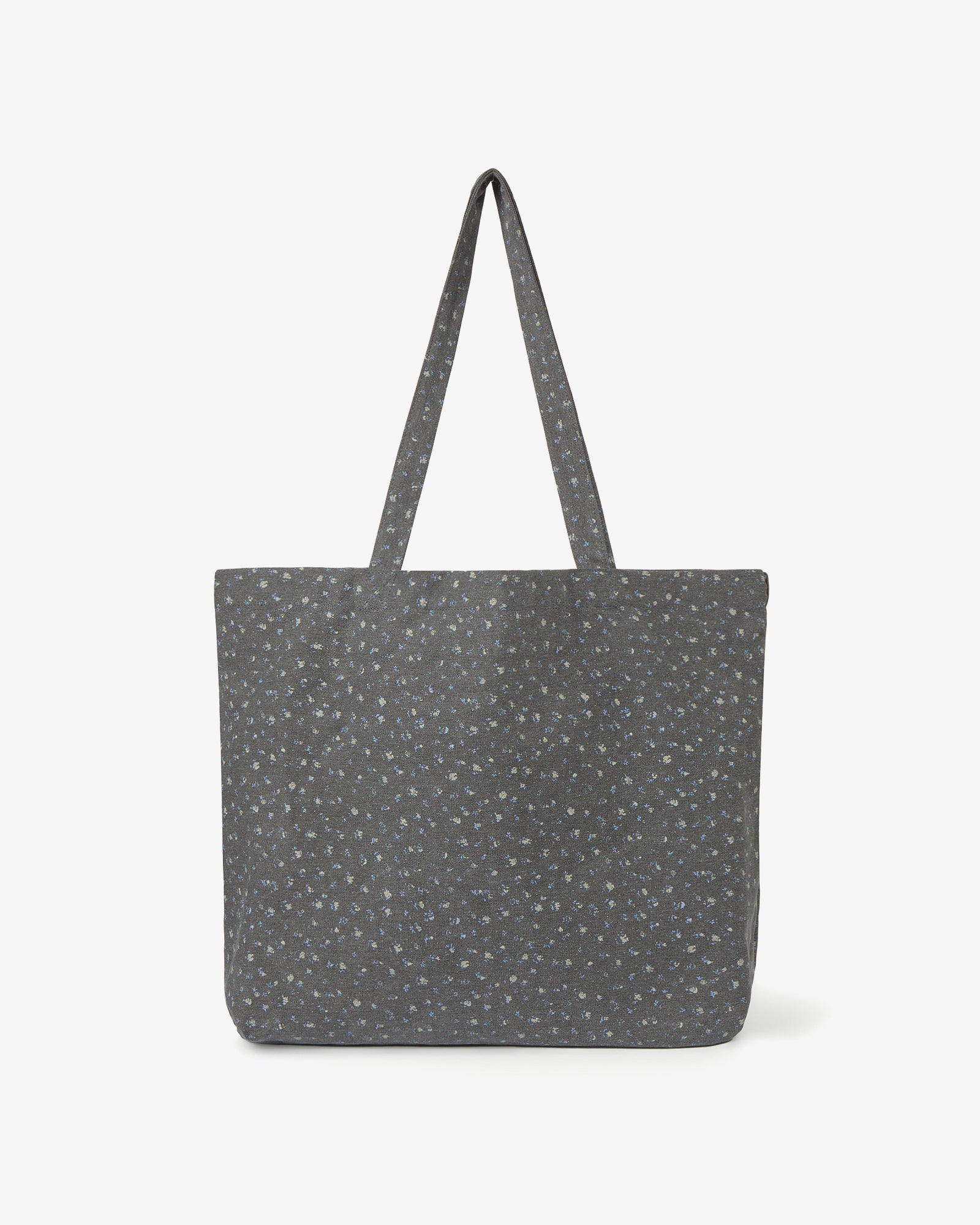 BREEZE TOTE BAG [FLOWER CHARCOAL]