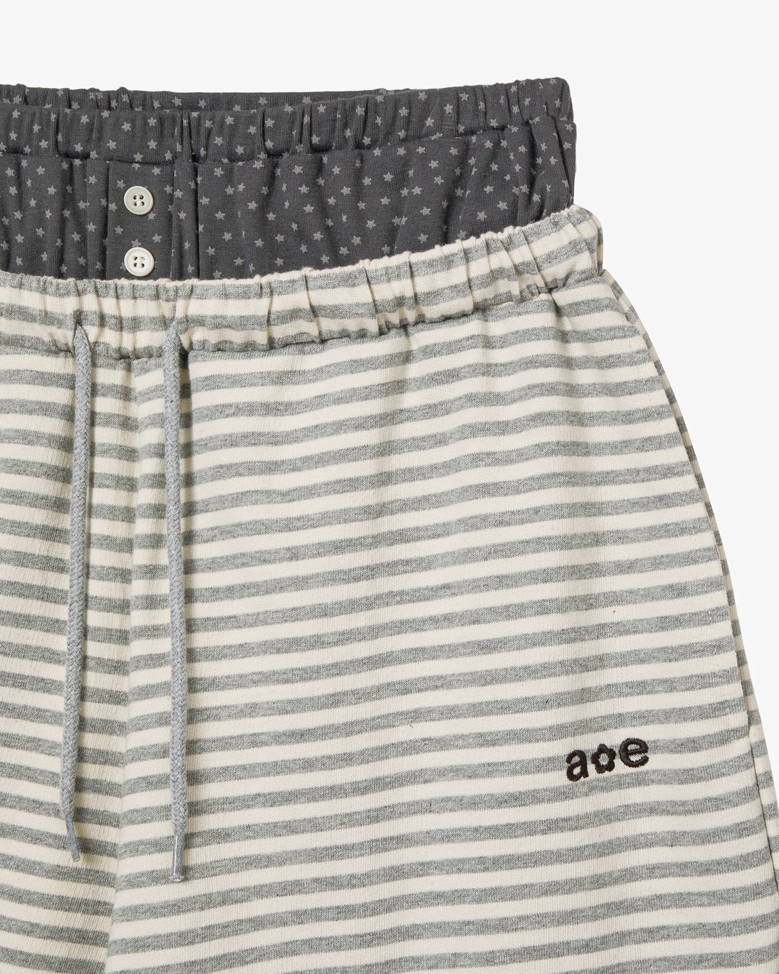 BRIEFS LAYERED SWEATPANTS [GREY]