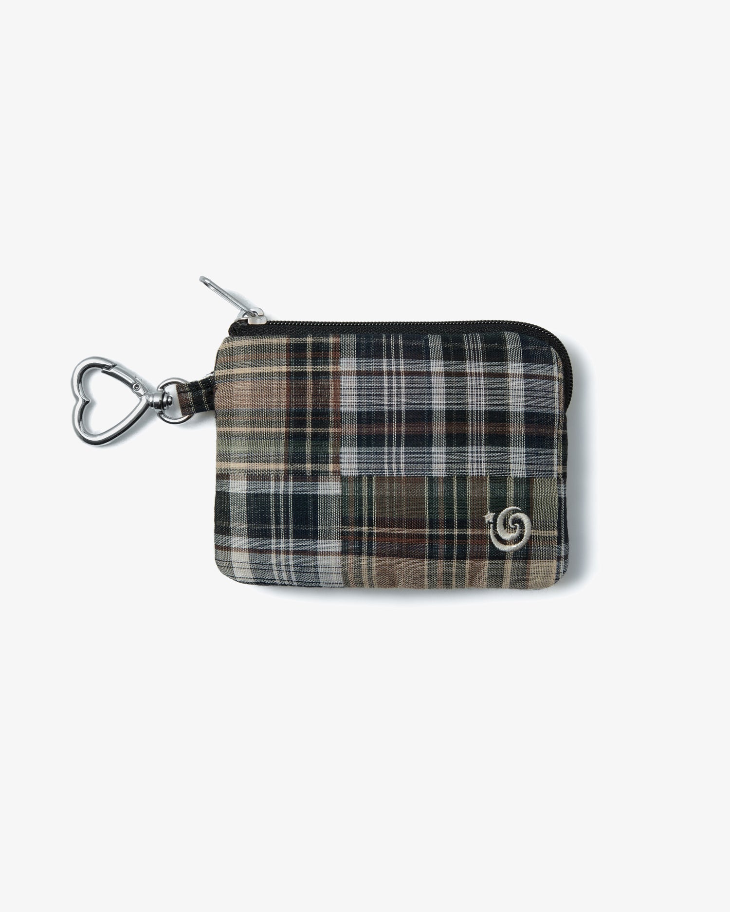 【11月上旬お届けアイテム】CHECK CARD POCKET [BROWN]