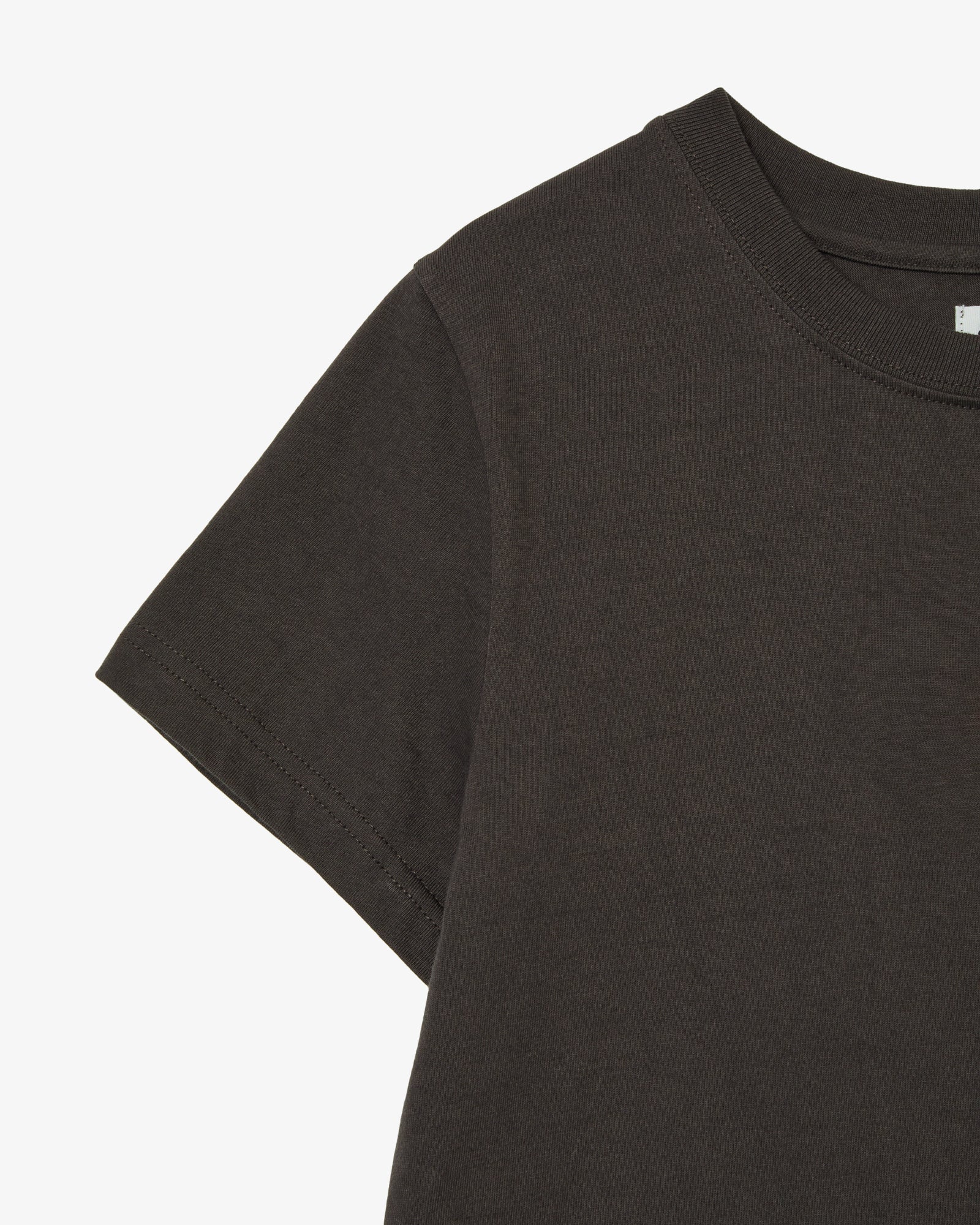COLOR DOT LOGO TEE [DARK BROWN]