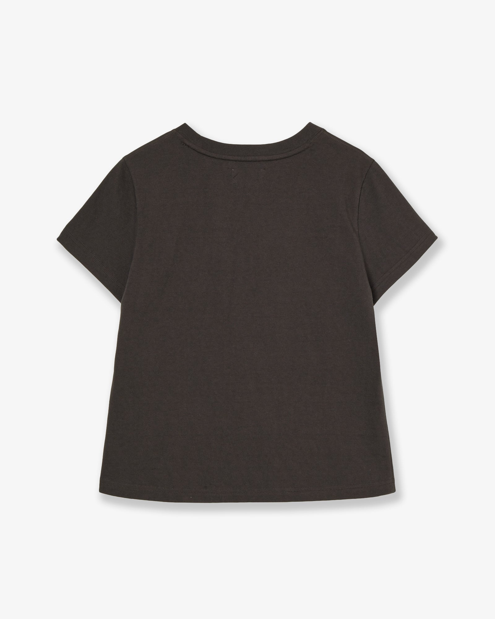 COLOR DOT LOGO TEE [DARK BROWN]