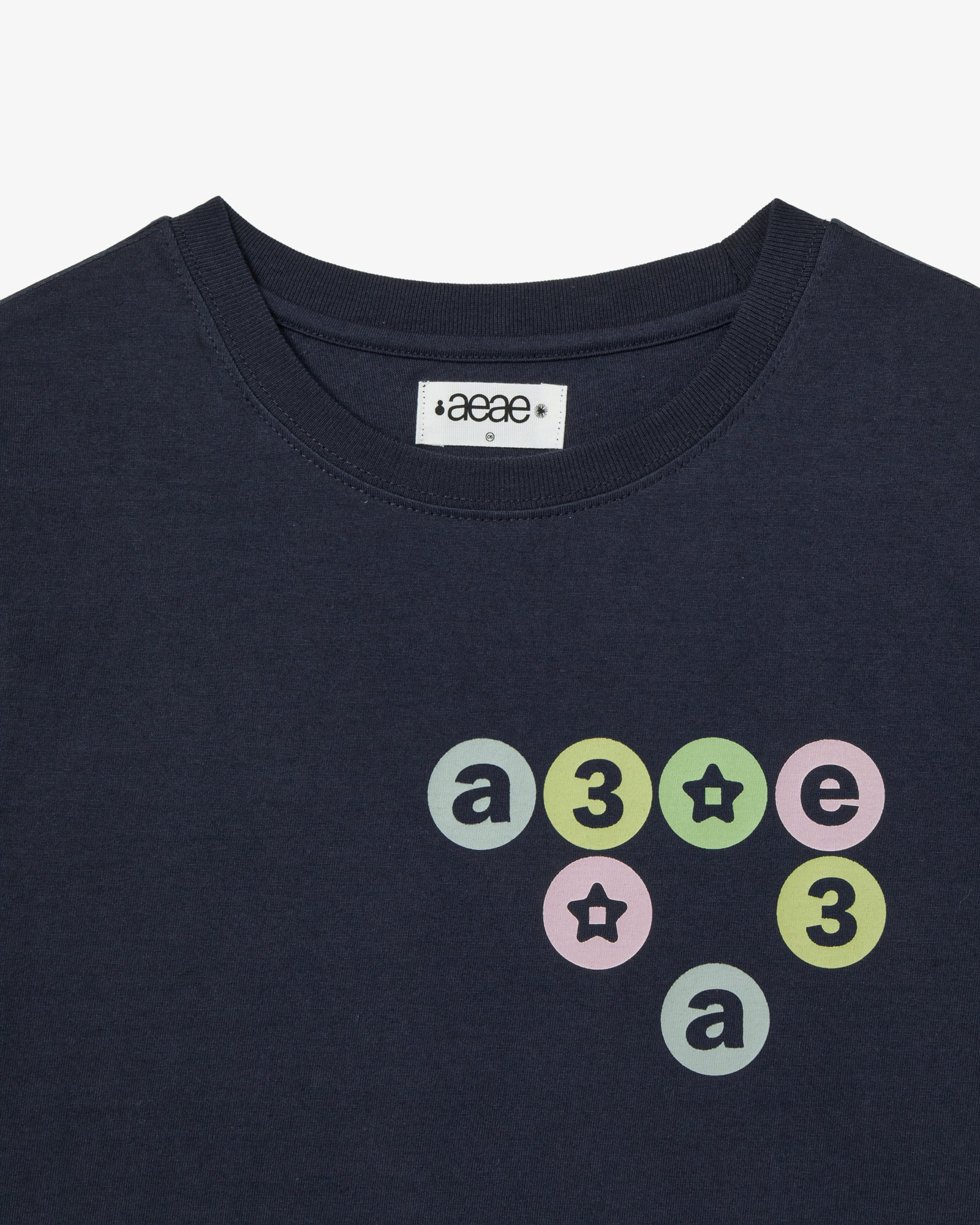 COLOR DOT LOGO TEE [NAVY]