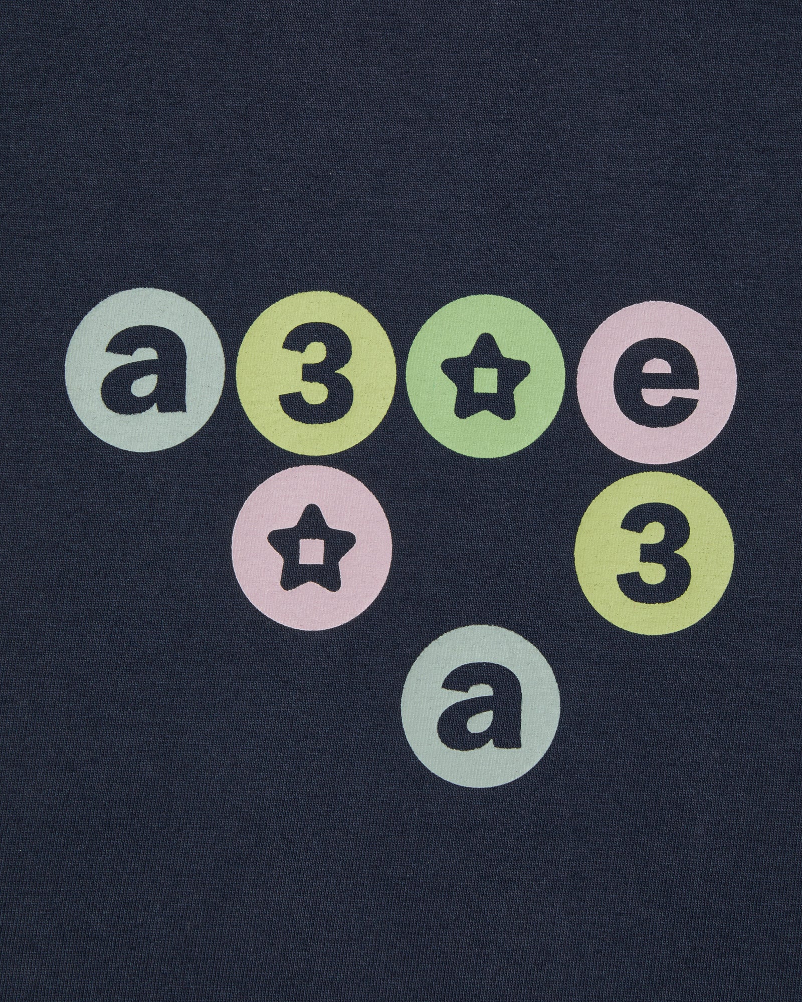 COLOR DOT LOGO TEE [NAVY]