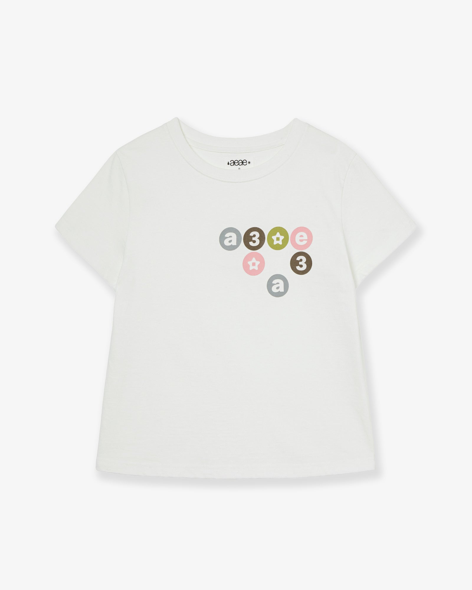 COLOR DOT LOGO TEE [WHITE]