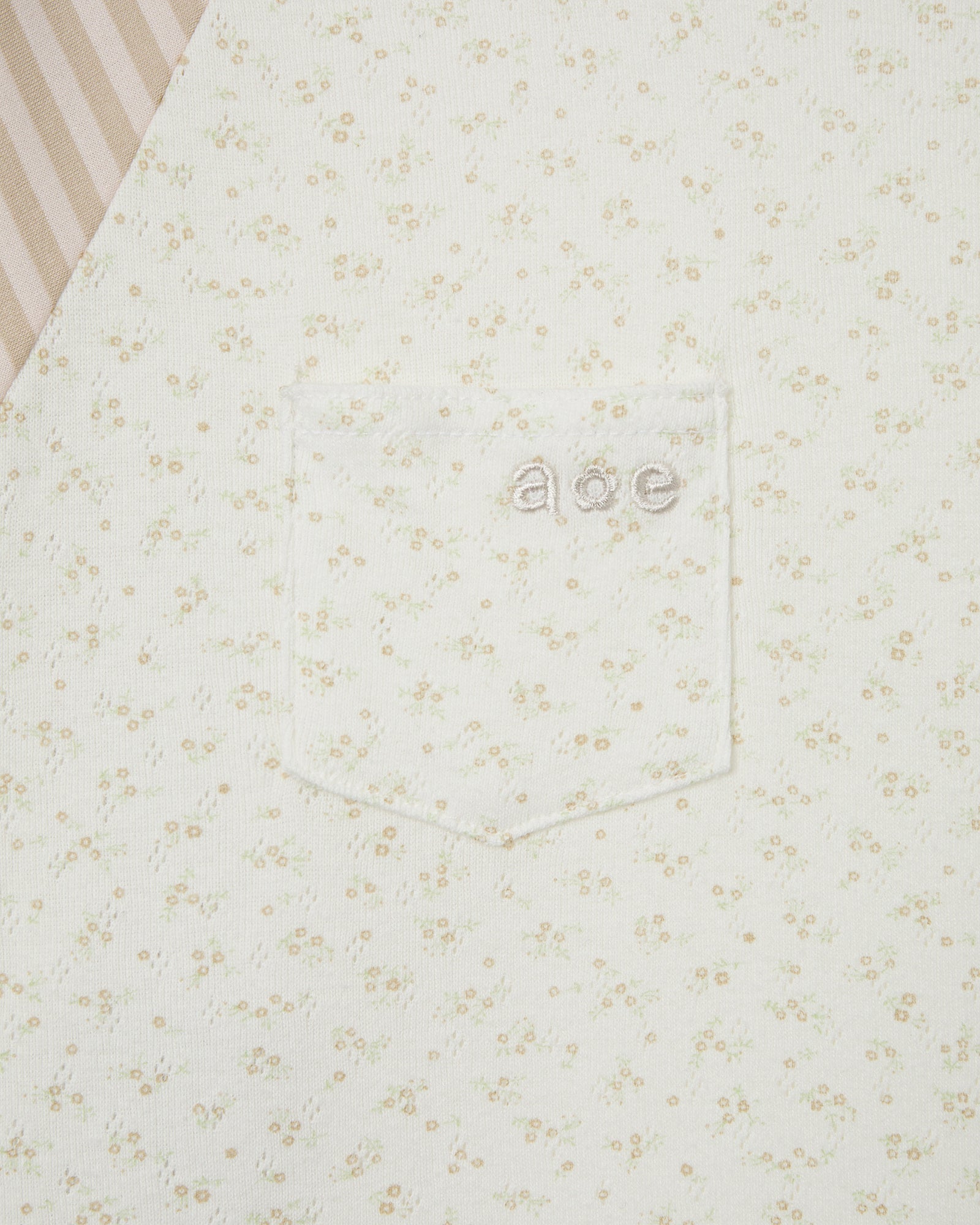 COZY FLOWER RAGLAN LONG SLEEVE [BEIGE]